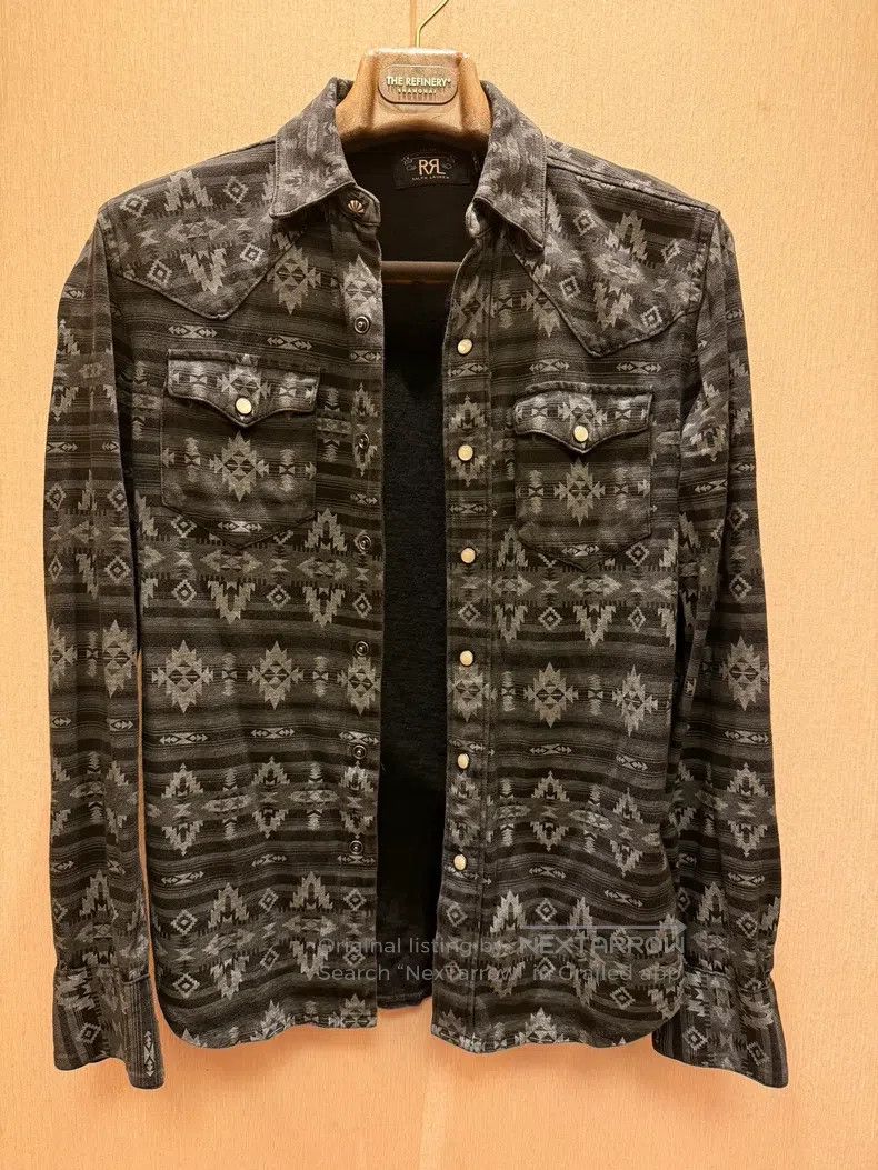 RRL Ralph Lauren RRL Ralph Lauren Western silver button shirt Size US XS / EU 42 / 0 - 1 Thumbnail