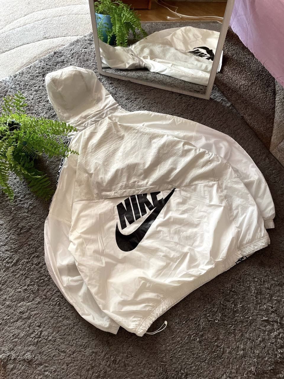Nike × Vintage Nike Anorak Light Jacket Streetwear Big Logo Swoosh Rare Y2k Size US L / EU 52-54 / 3 - 4 Thumbnail