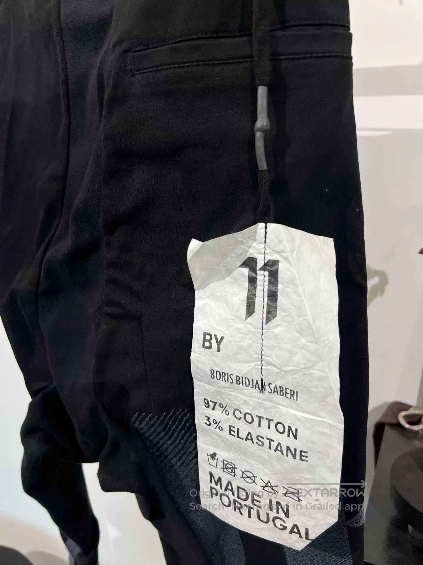 11 By Boris Bidjan Saberi Boris Bidjan Saberi 11bybbs Embroidered Trousers. Size US 26 / EU 42 - 3 Thumbnail
