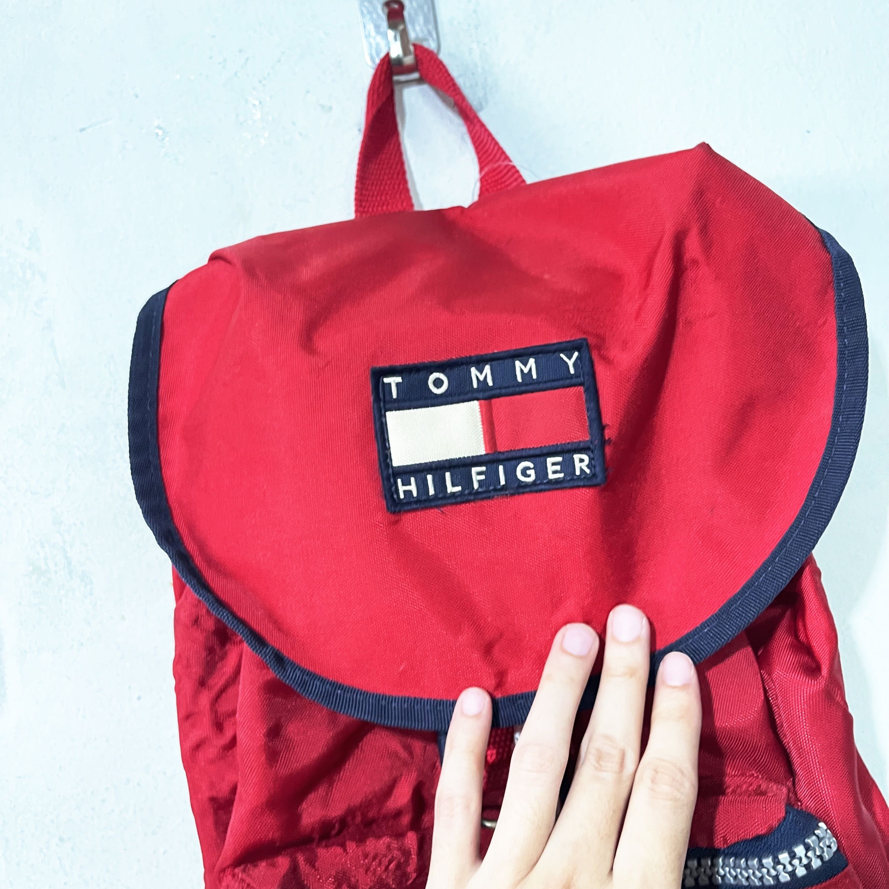 Tommy Hilfiger Vintage 90s Tommy Hilfiger Backpack Size ONE SIZE - 3 Thumbnail