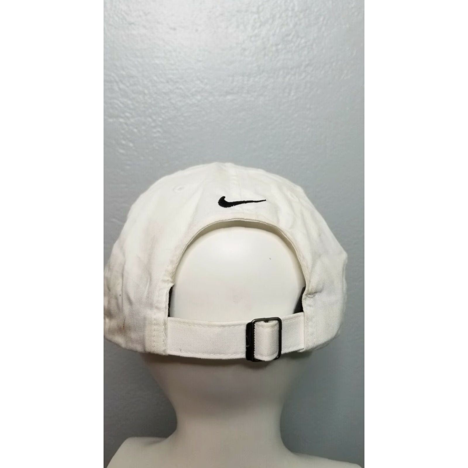 Nike Nike Legacy91 Dri-Fit Hat Adjustable Strapback White Dad Cap Mens Baseball Cap Logo 90s? Size ONE SIZE - 2 Thumbnail
