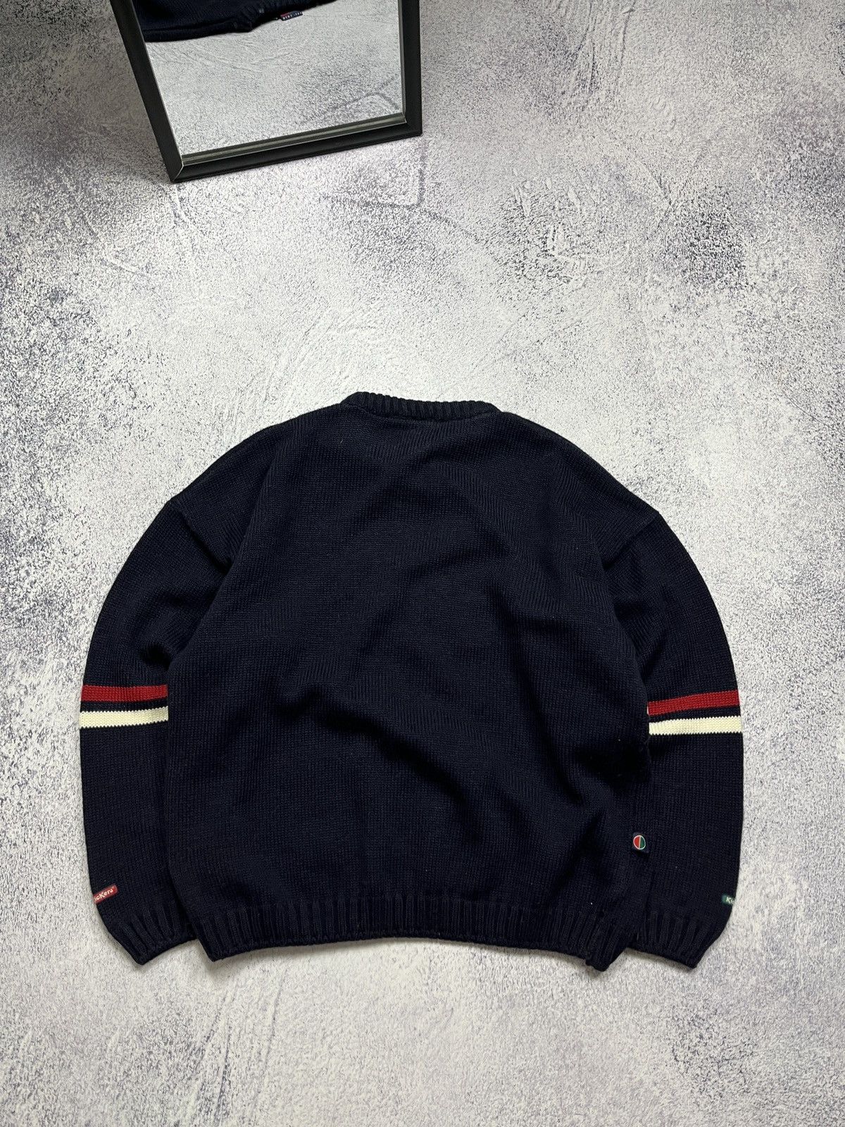 Kickers Vintage Kickers Big Spellout Logo Knit Sweater Baggy 90’s Size US L / EU 52-54 / 3 - 10 Thumbnail