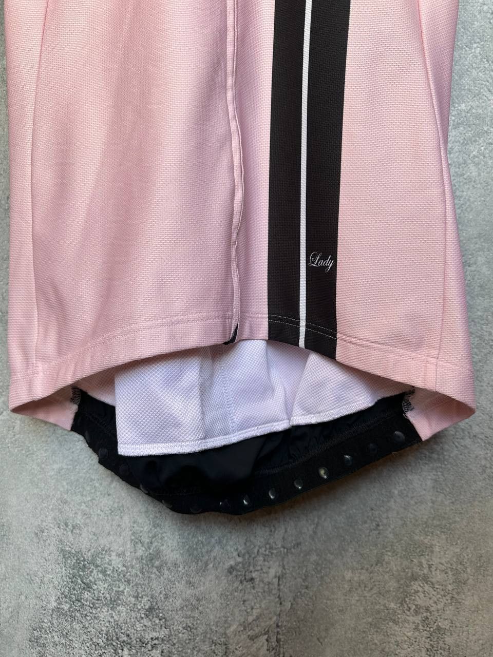 Other Assos Cycling Jersey Pink Black Full Zip Short Sleeve Lady Size XL / US 12-14 / IT 48-50 - 8 Thumbnail