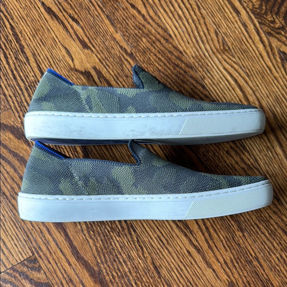 Rothy's Rothy's Women’s 8.5 Green and Blue Knit Sneakers Seamless S Size US 8.5 / IT 38.5 - 3 Thumbnail