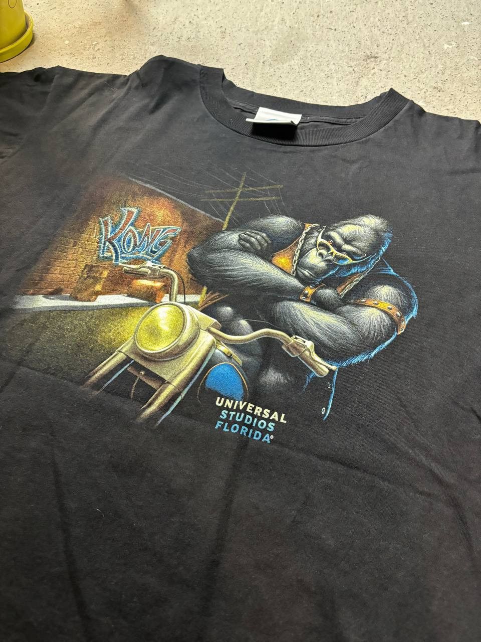 Universal Studios × Vintage Vintage 90s KING KONG Biker Universal Studios Y2K Tee Size US XXL / EU 58 / 5 - 2 Thumbnail
