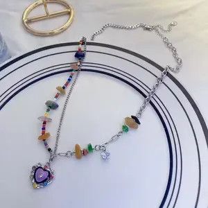 Jewelry × Vintage Punk heart necklace Size ONE SIZE - 1 Thumbnail
