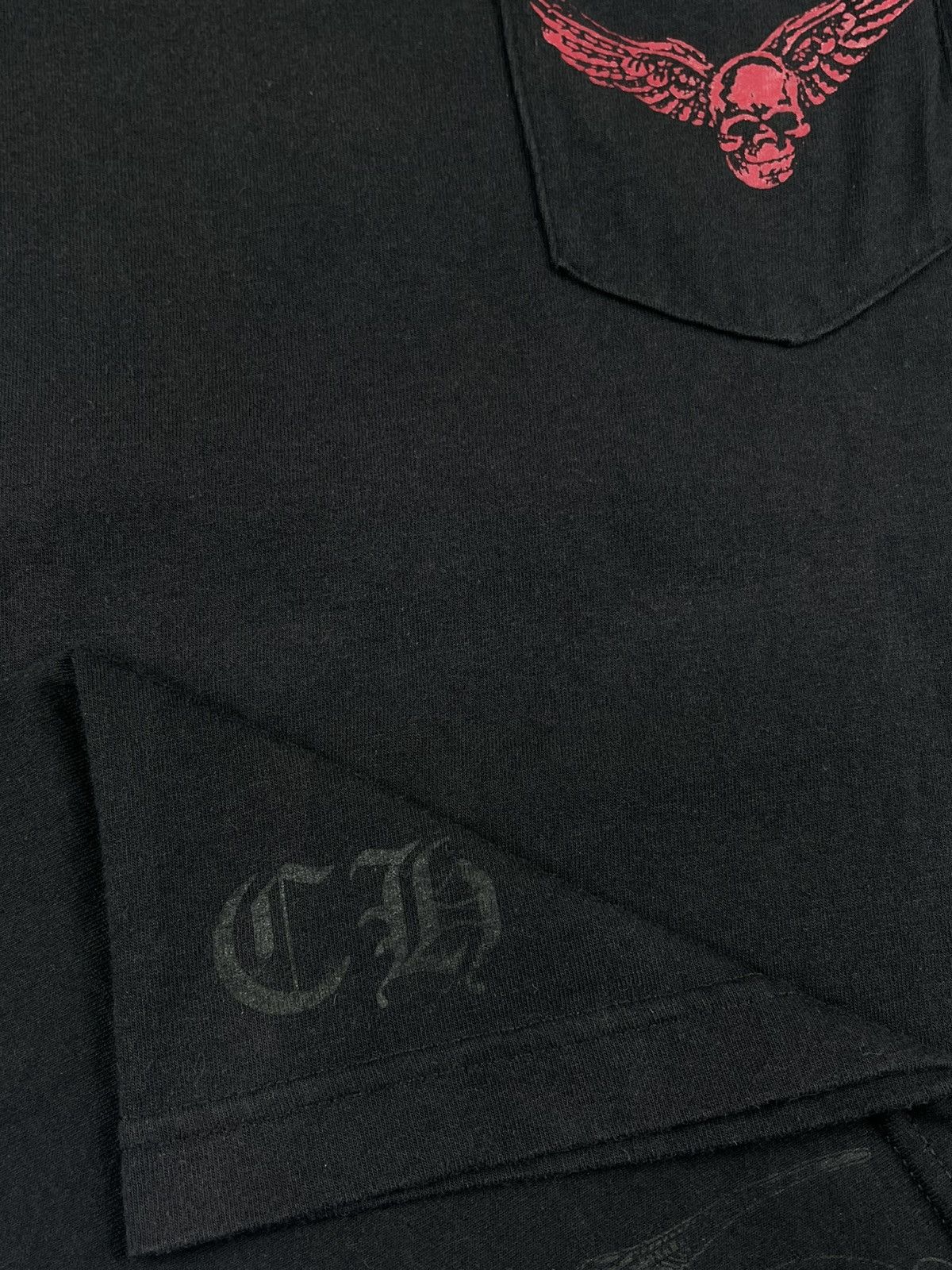 Chrome Hearts Chrome Hearts Vintage Foti Red Skull Print Tshirt Black Size US S / EU 44-46 / 1 - 5 Thumbnail
