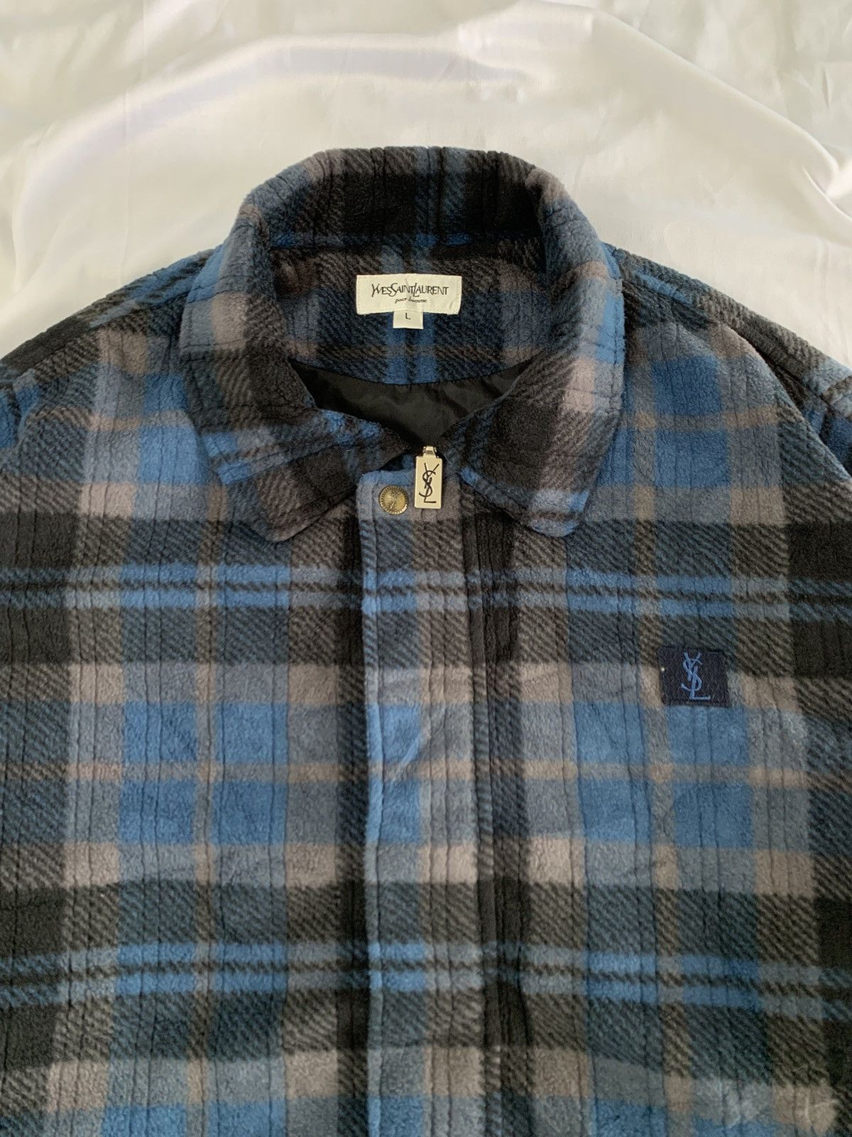 Yves Saint Laurent yves saint laurent vintage polar fleece jacket Size US L / EU 52-54 / 3 - 2 Thumbnail