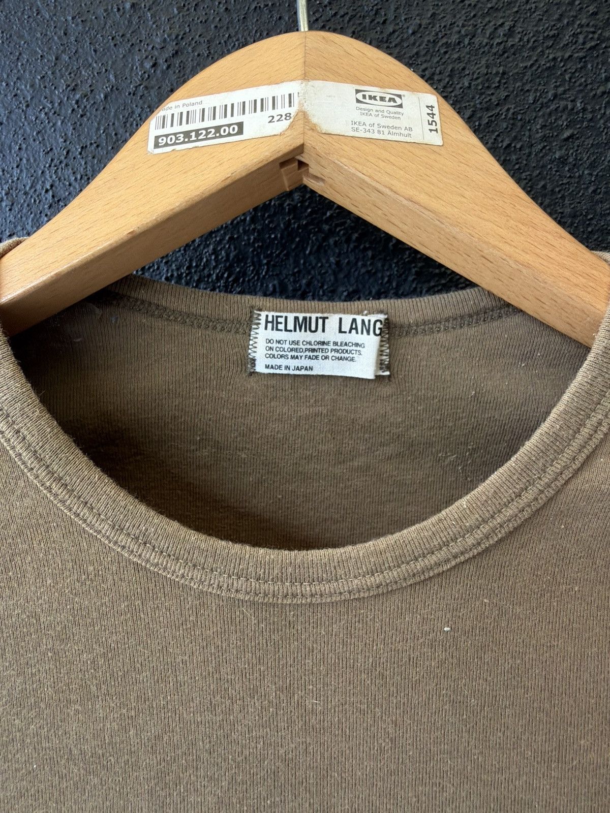 Helmut Lang Vintage Helmut Lang Ribbed Tee Bundle (2 pcs) – Navy & Brown Size US S / EU 44-46 / 1 - 9 Thumbnail