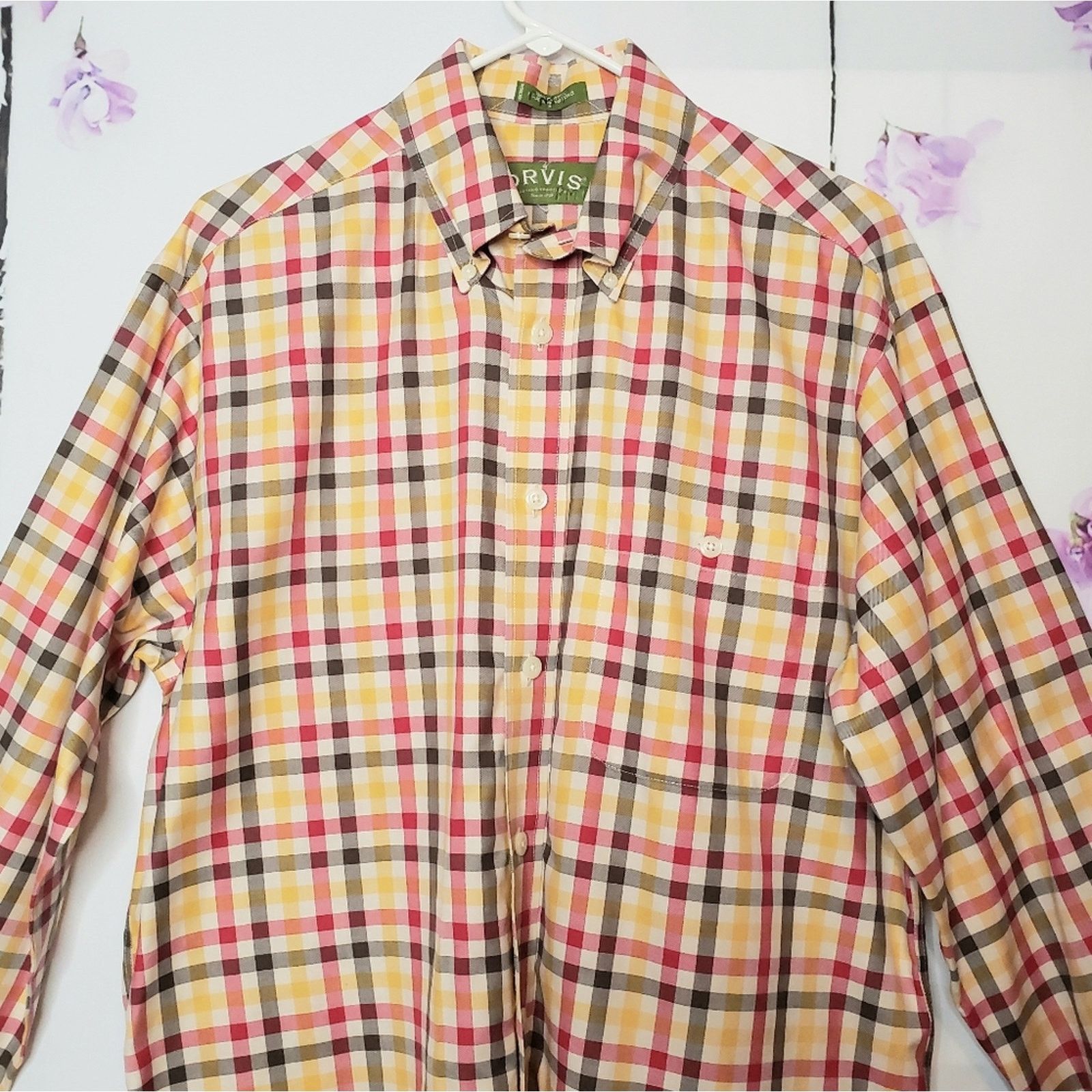 Orvis Orvis Multicolor Plaid Button Casual Dress Shirt M Size US M / EU 48-50 / 2 - 10 Thumbnail