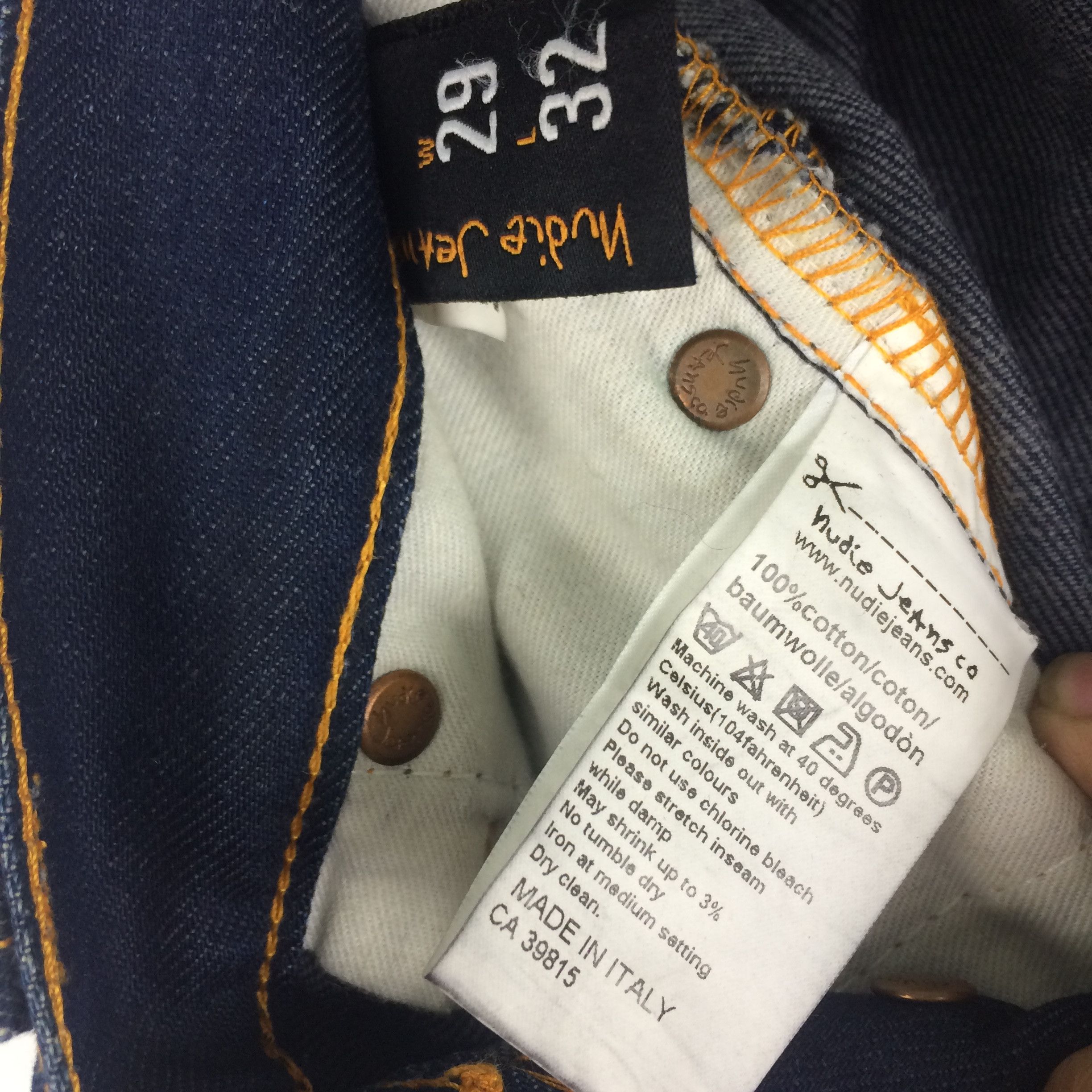 Nudie Jeans X20 NUDIE MENS JEANS EXCELLENT CONDITION MADE IN ITALY Size US 31 - 6 Thumbnail