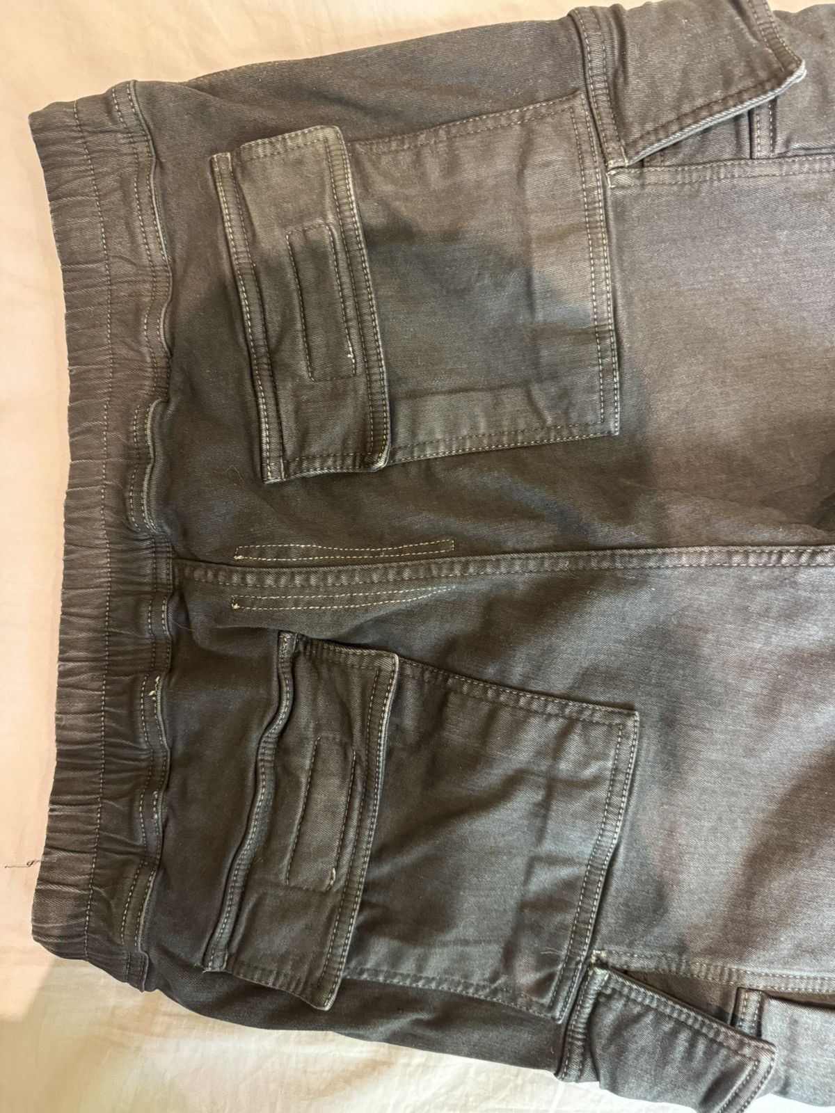 Rick Owens Drkshdw Rick Owens Drkshdw Mastodon cargo denim SSB edfu Size US 34 / EU 50 - 4 Thumbnail