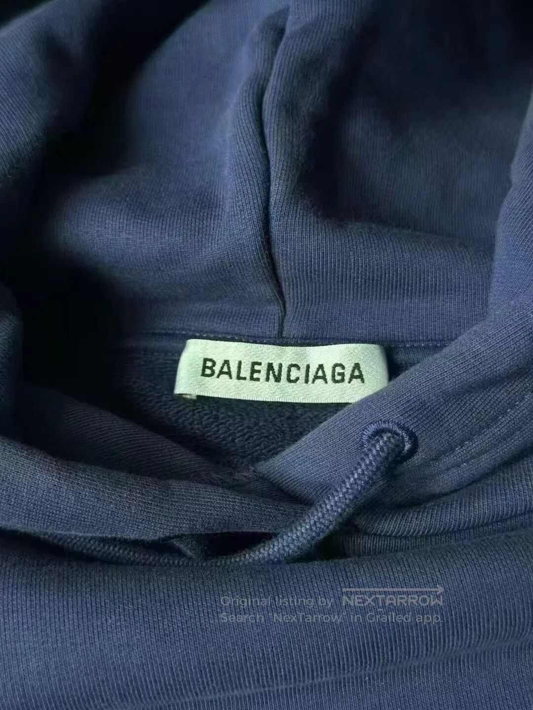Balenciaga Balenciaga Blue Letter Hoodie. Size US S / EU 44-46 / 1 - 3 Thumbnail