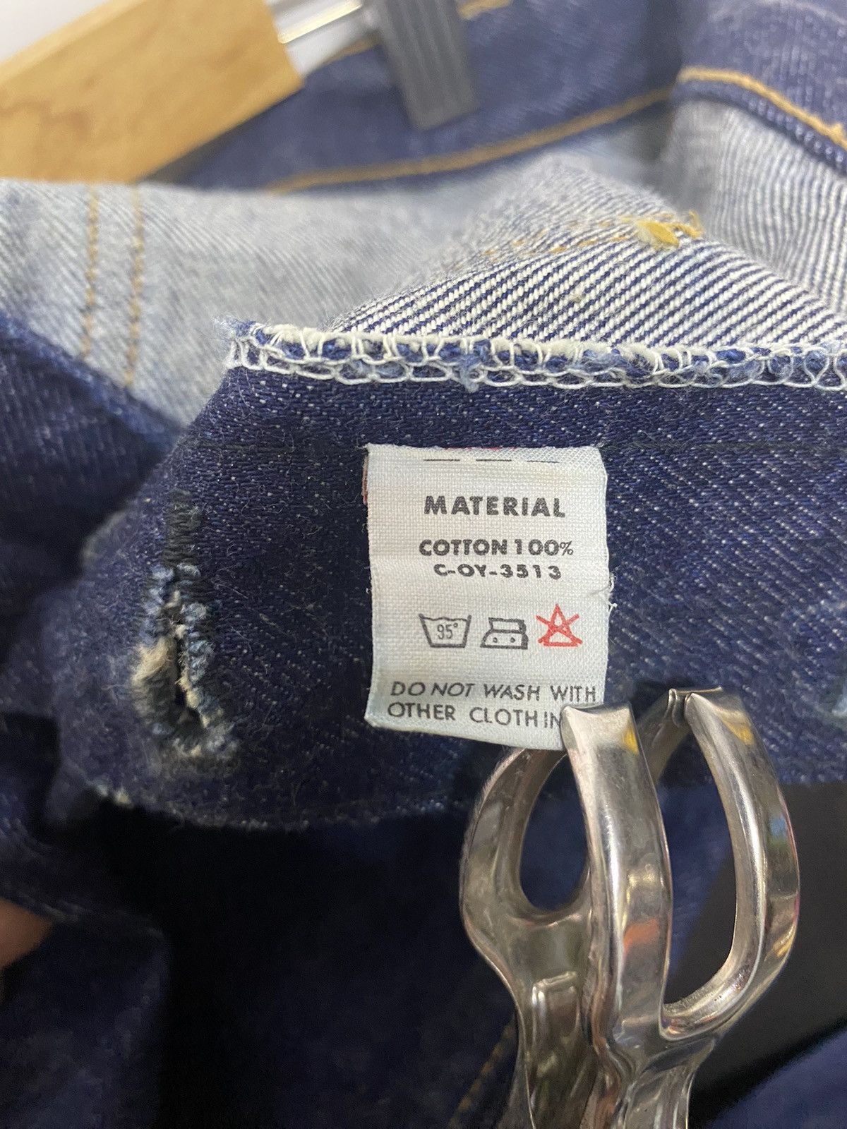 Big John × Japanese Brand Vintage Big John Denim Jeans Button Fly Flare Bootcut Pants Size 28" / US 6 / IT 42 - 17 Thumbnail