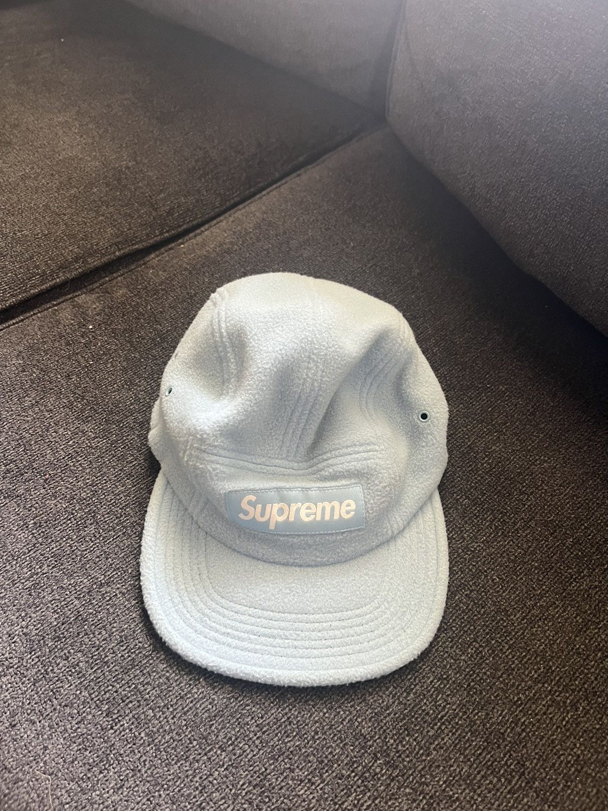 Supreme Supreme Sky Blue Fleece 5 Panel Hat Size ONE SIZE - 4 Thumbnail