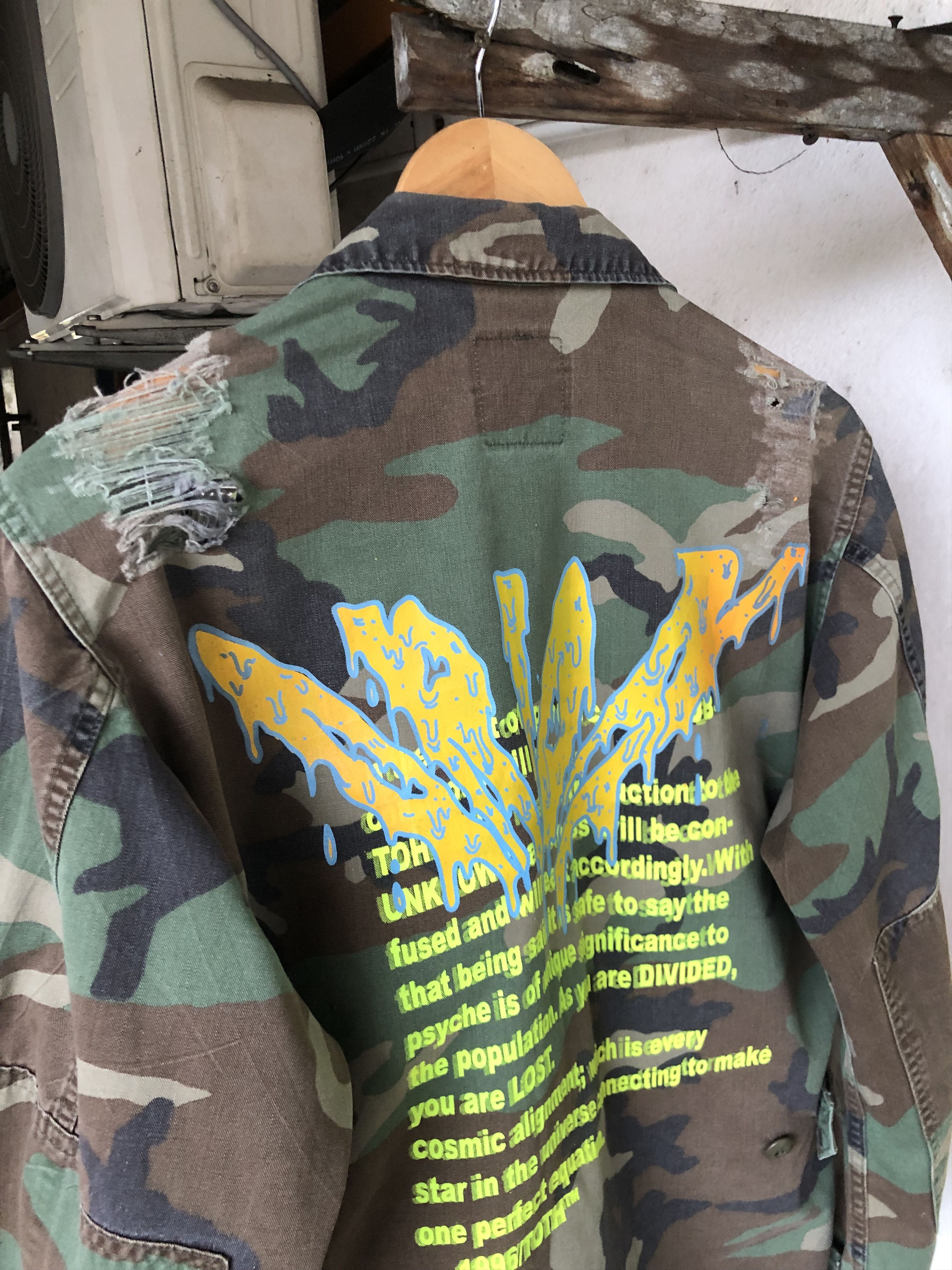 Vintage Vintage Us Army x Orion Band Distressed Army Jacket Size US M / EU 48-50 / 2 - 9 Thumbnail