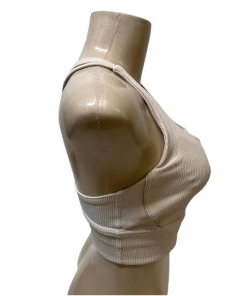 Lululemon Women's Lululemeon Sports Bra, Size 8, Beige Size ONE SIZE - 1 Thumbnail