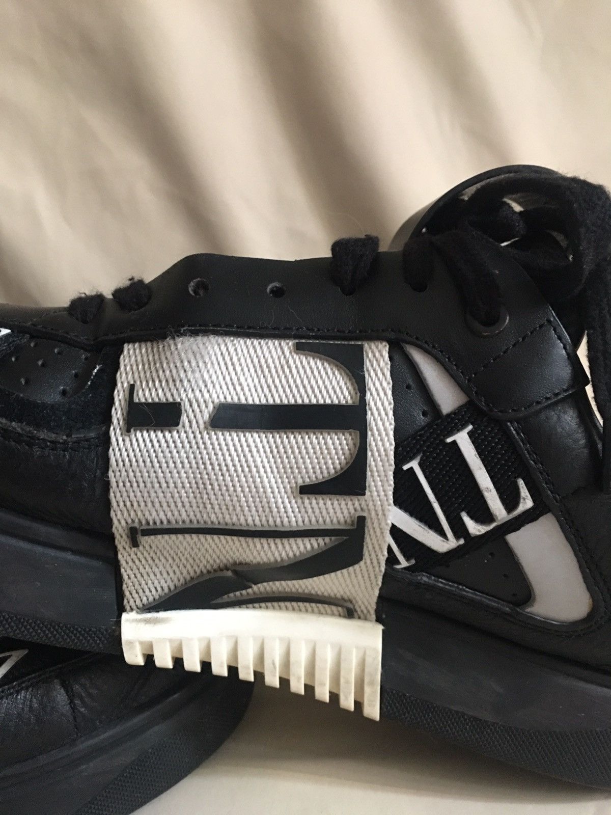 Designer × Valentino Valentino Garavani VL7N Black Leather Sneakers Size EU 41 Size US 8 / EU 41 - 15 Thumbnail