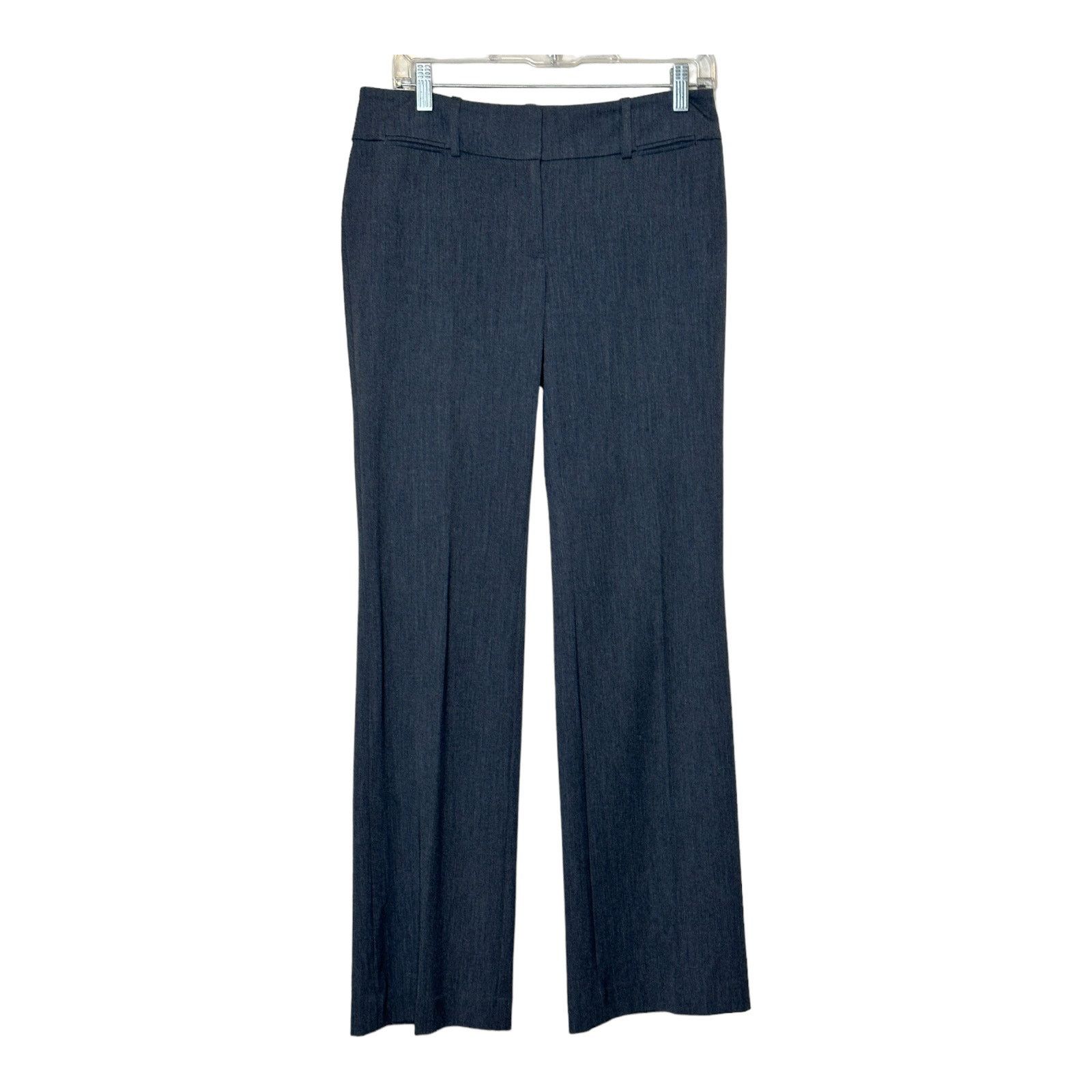 Loft Loft gray straight legs career pants size 2 Size 26" / US 2 / IT 38 - 1 Thumbnail