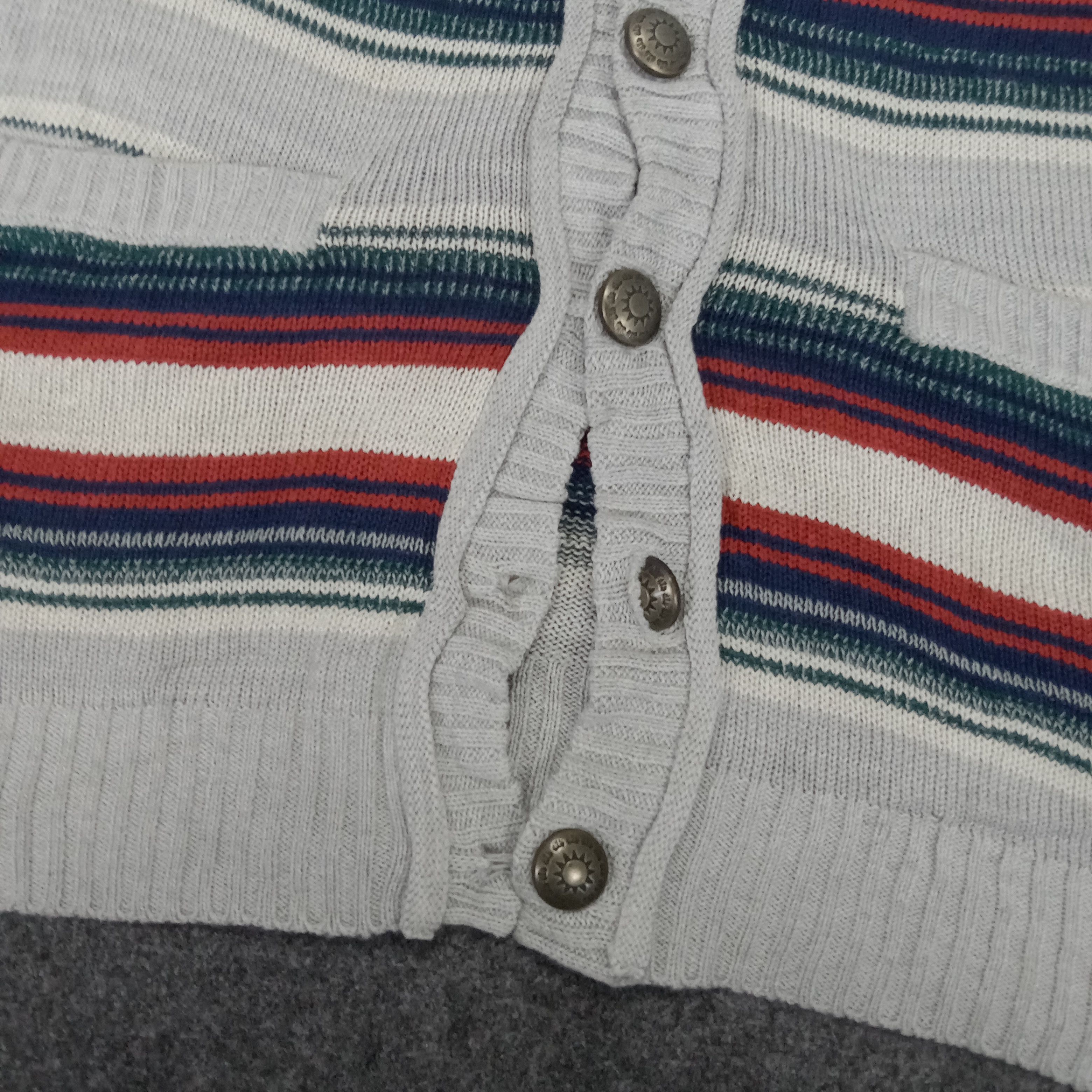 Vintage Sorri Dere Striped Cardigan Sweater Size M / US 6-8 / IT 42-44 - 3 Thumbnail