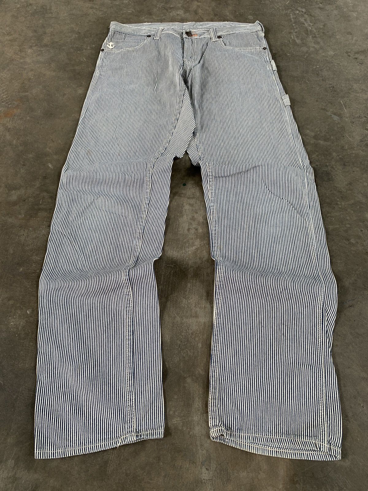 Blue Blue Japan Blueblue japan hickory carpenter jeans Size US 31 - 1 Thumbnail