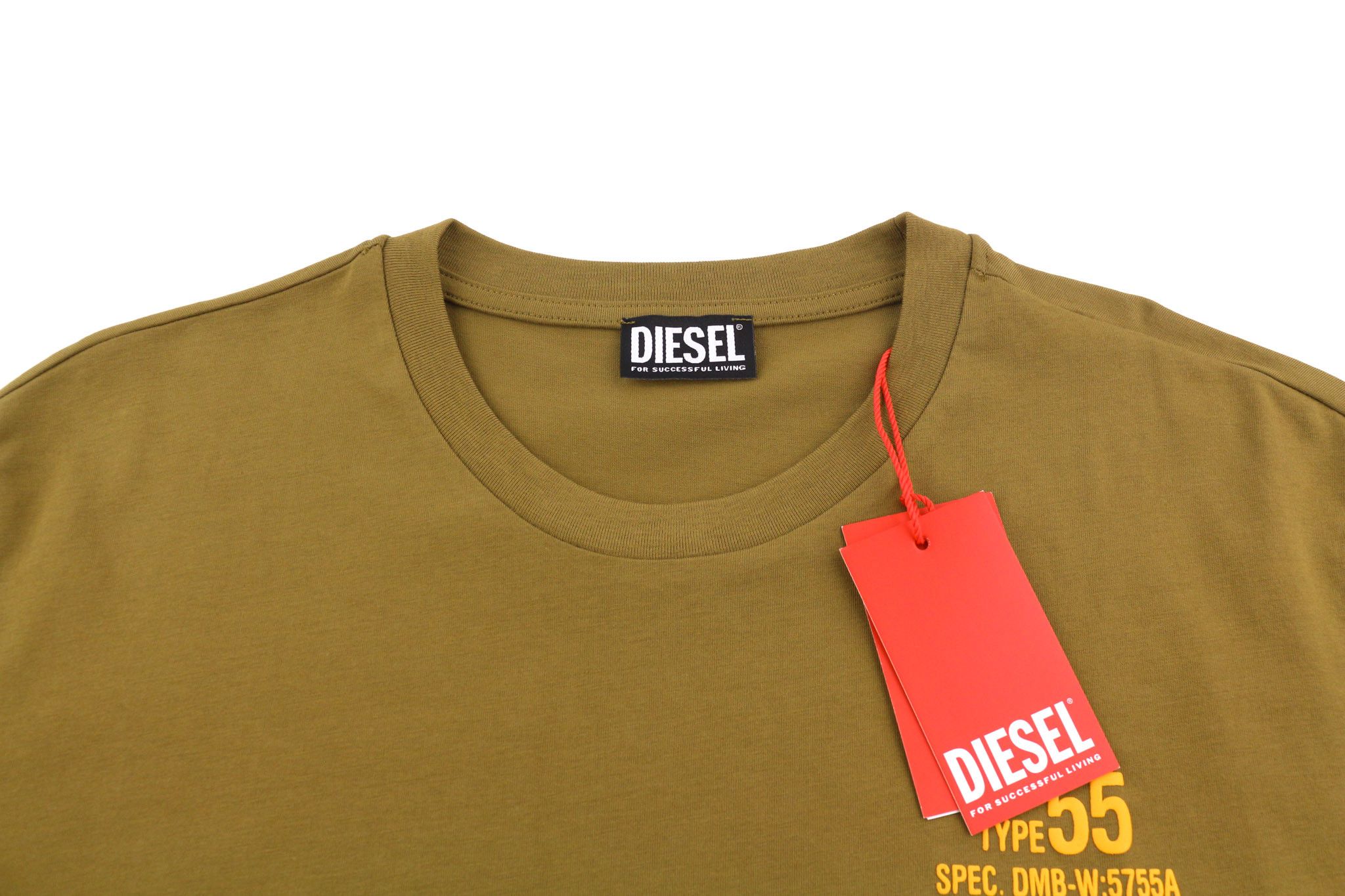 Diesel T-DIEGOR-K51 2XL Crew Neck Tricot Logo T-Shirt 40313 Size US XXL / EU 58 / 5 - 4 Thumbnail