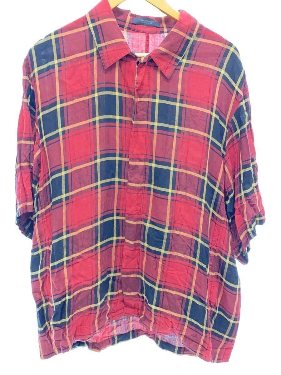 Undercover Plaid Short Sleeve Button Shirt Size US XL / EU 56 / 4 - 1 Thumbnail