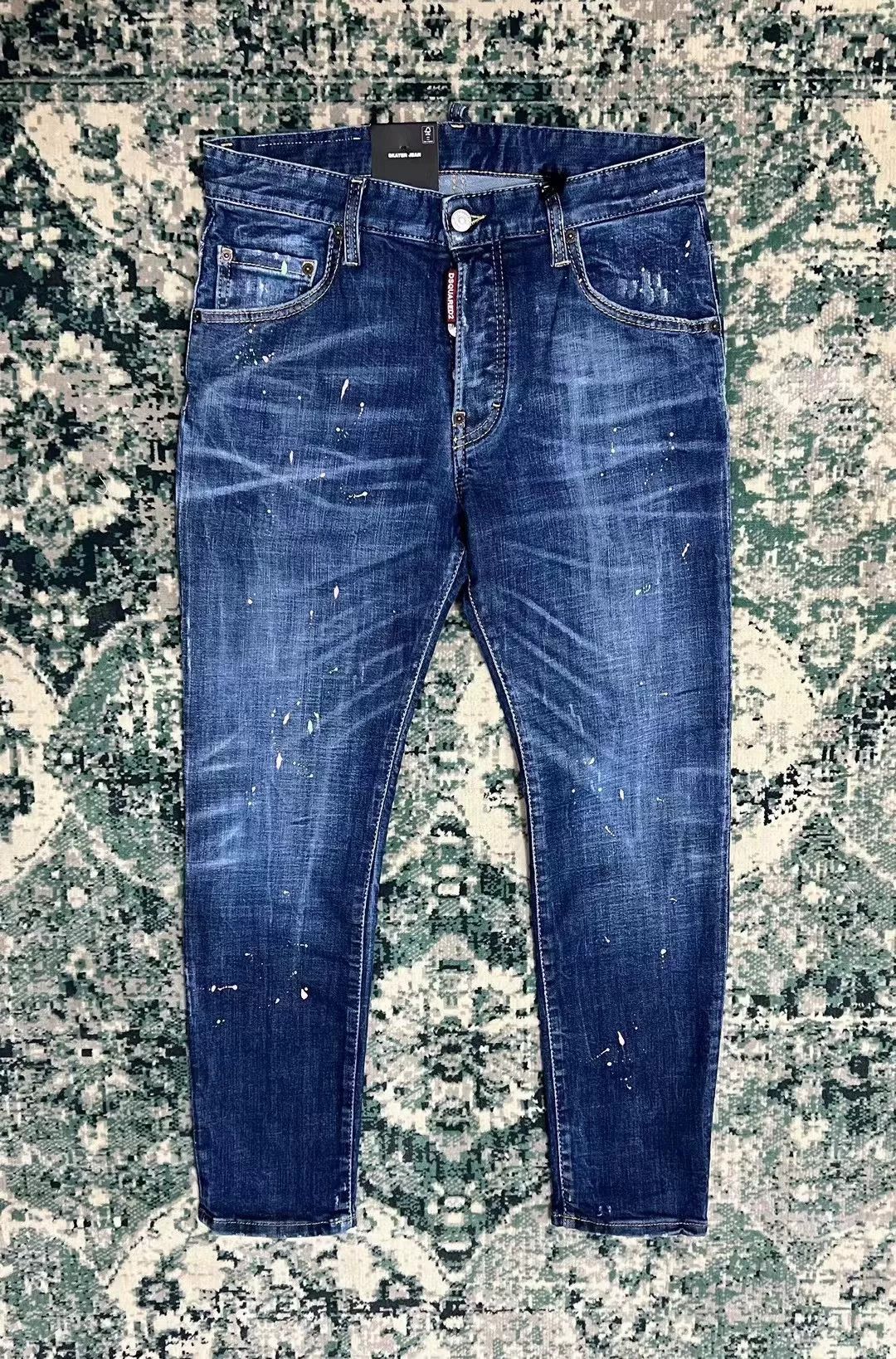 Dsquared2 new dsquared2 blue washed denim skater pants Size US 31 - 1 Thumbnail
