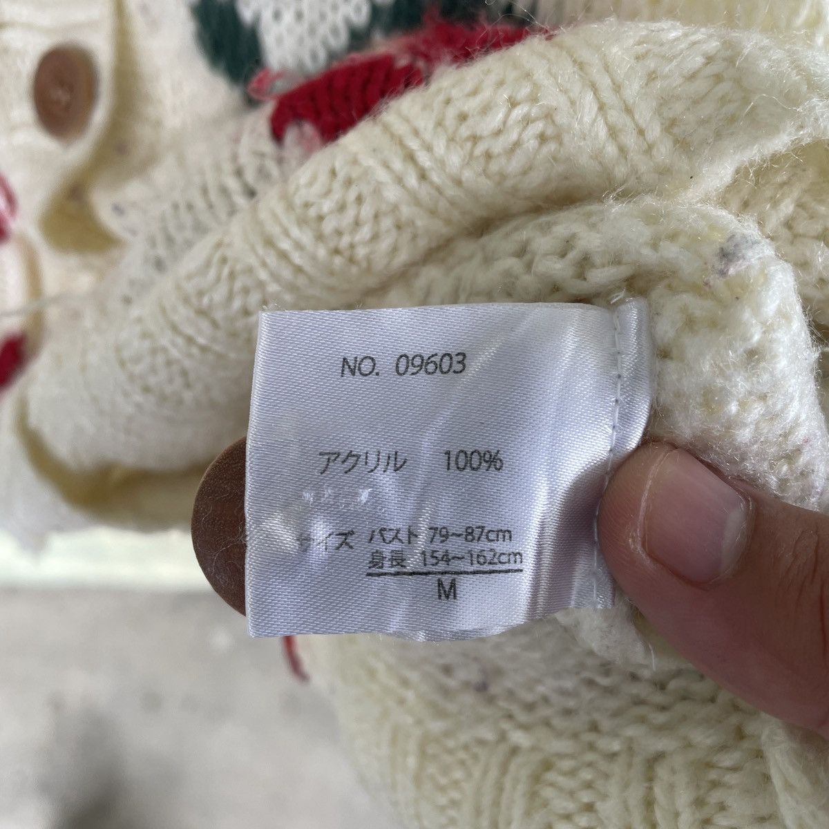 Aran Isles Knitwear × Homespun Knitwear × Japanese Brand Vintage Clef De Sol Hibiscus Flowers Cardigan Knitwear Size US M / EU 48-50 / 2 - 6 Thumbnail