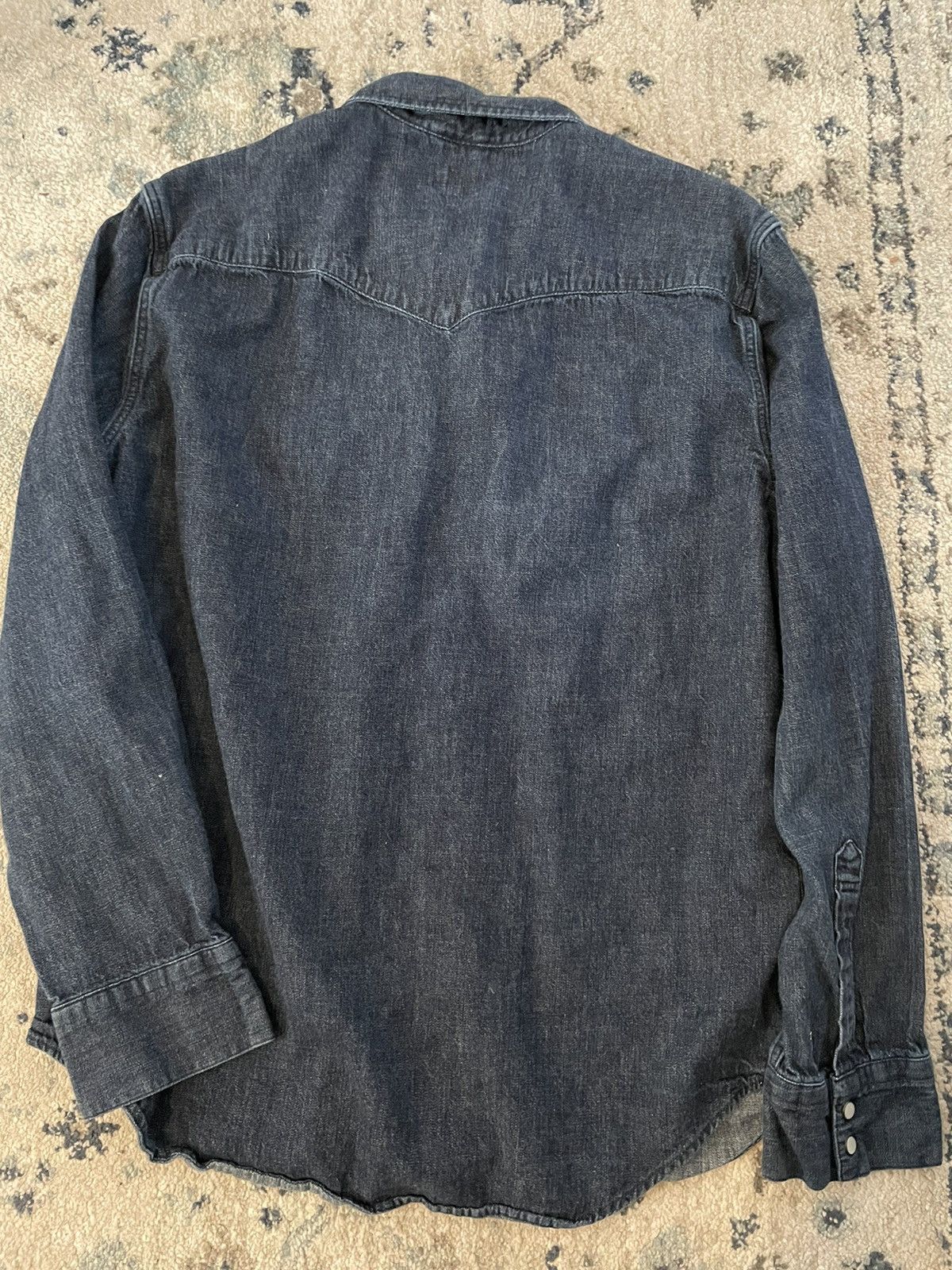 Levi's Snap Front Denim Chores Shirt Size US XL / EU 56 / 4 - 5 Thumbnail
