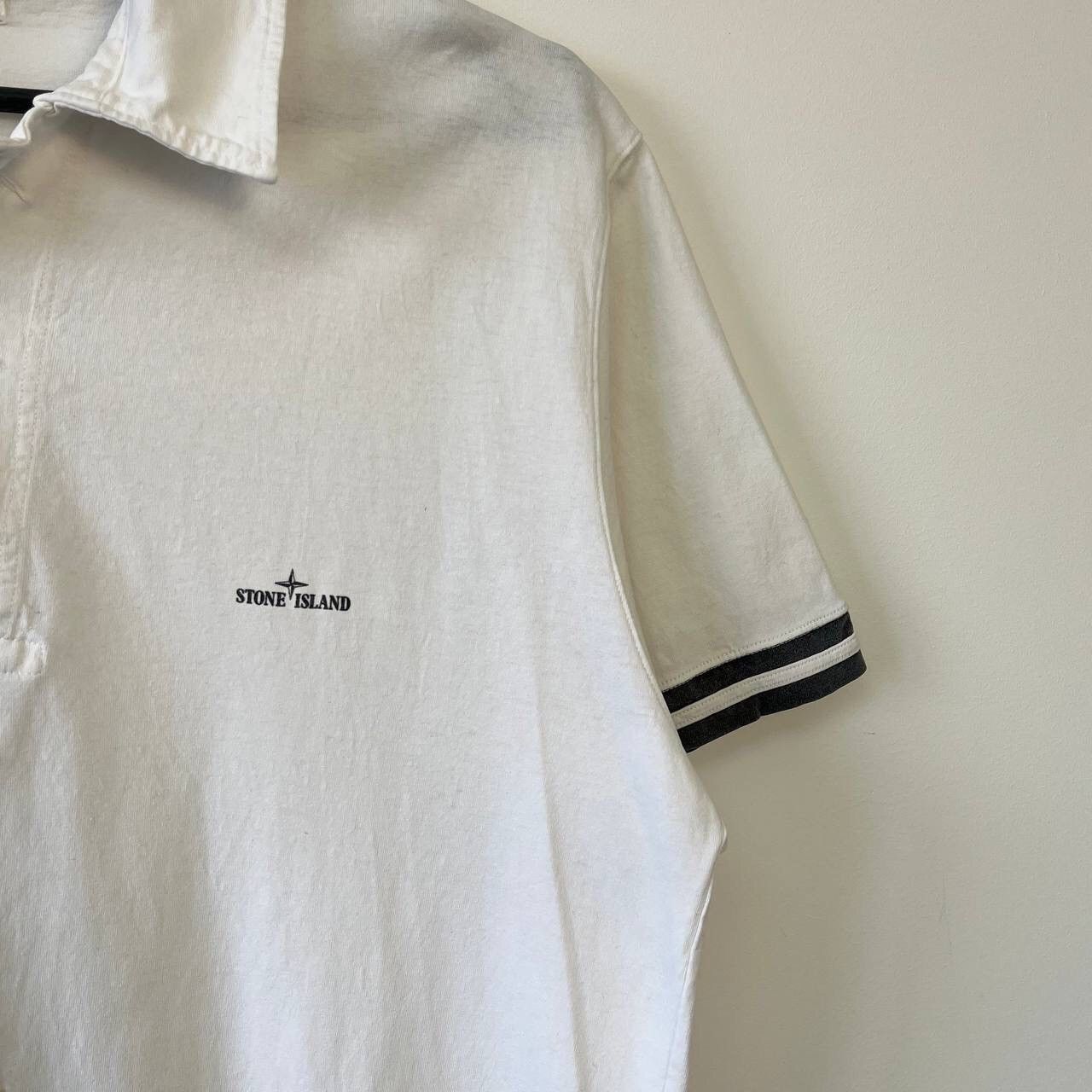 Stone Island Vintage 2000s Polo T-Shirt Stone Island Mini Logo Size XL Size US XL / EU 56 / 4 - 20 Thumbnail