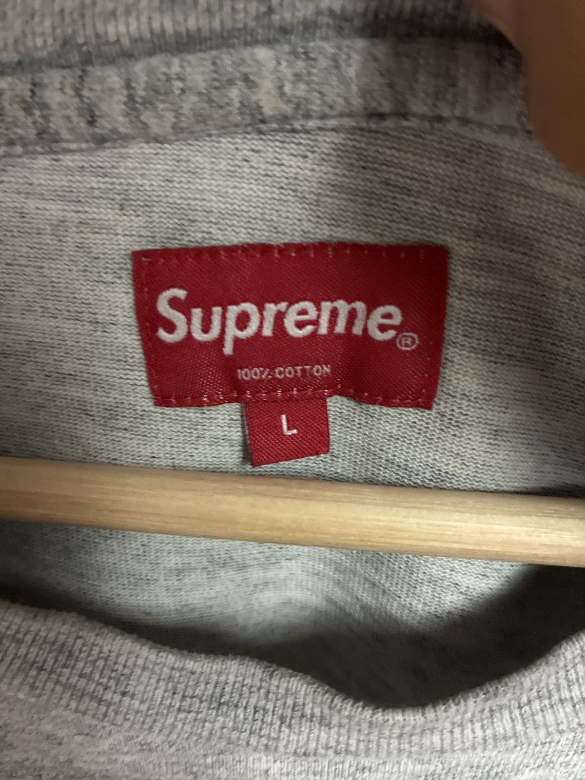 Supreme Supreme gray long sleeve shirt Size US L / EU 52-54 / 3 - 2 Thumbnail
