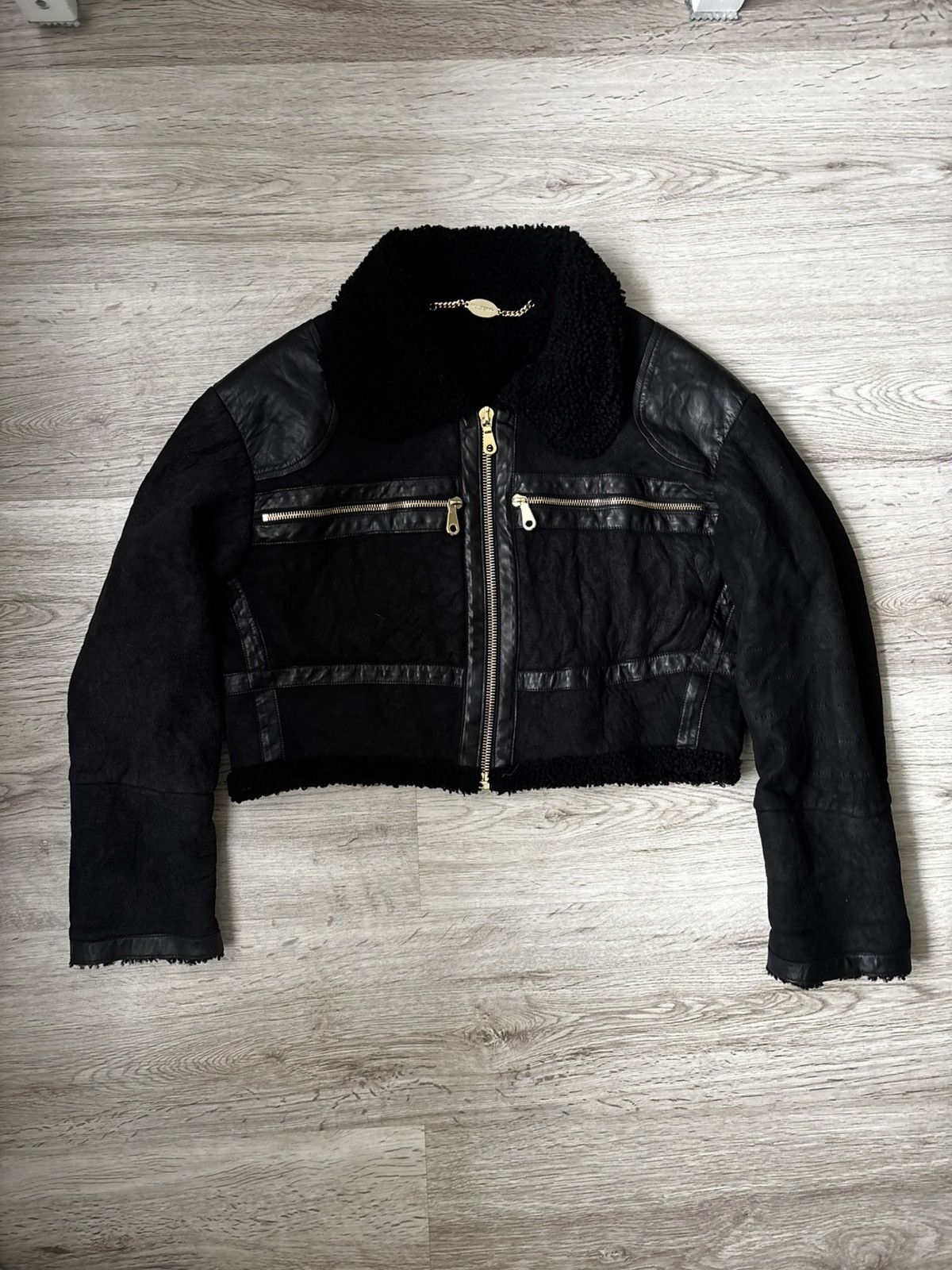 Mulberry Mulberry Made in Italy Shearling Cropped (circa 2009–2012) Size M / US 6-8 / IT 42-44 - 1 Thumbnail