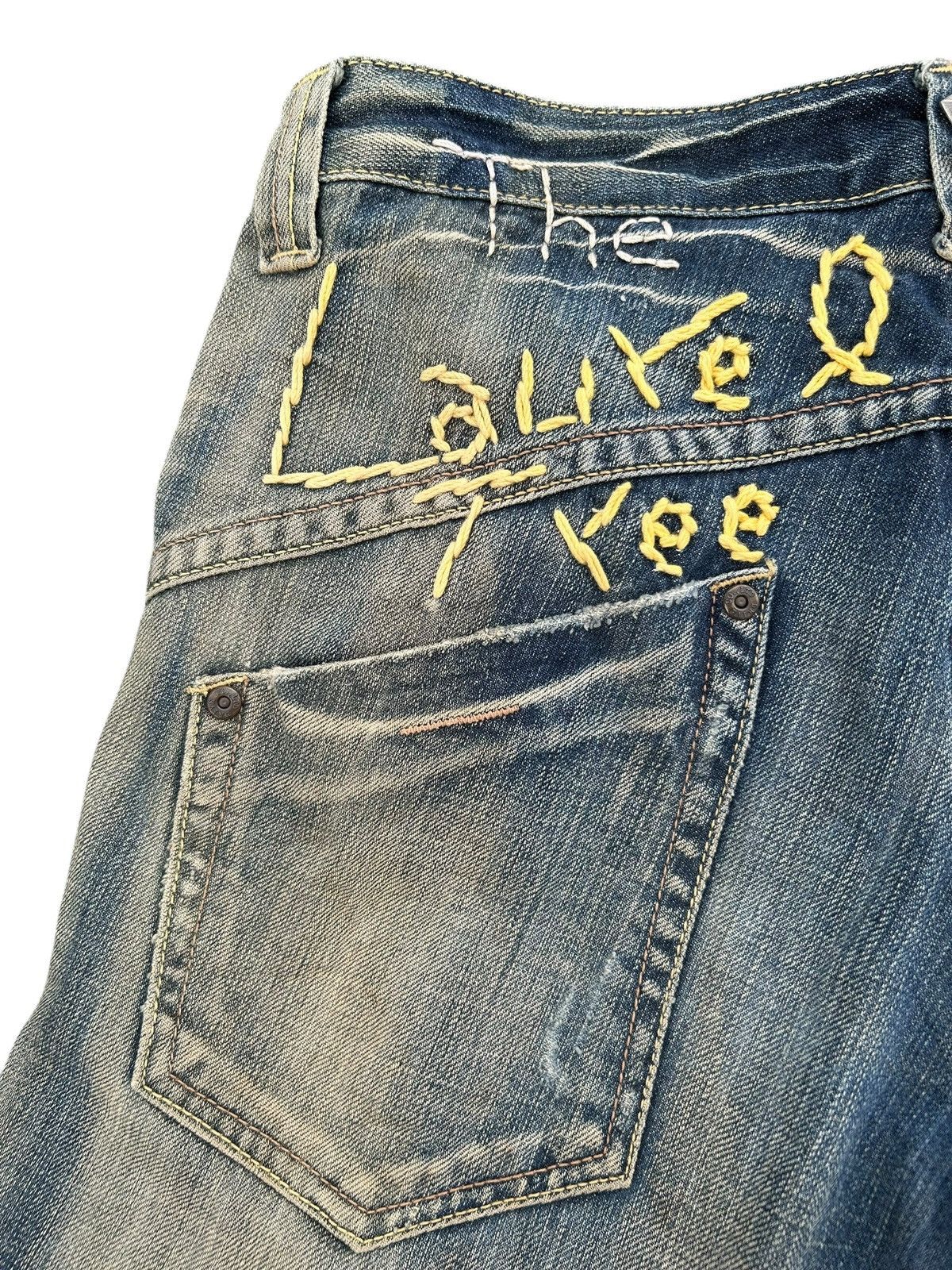 Kapital × Undercover × Vintage Flare Japanese Drive Jeans Sunfaded Denim Jeans Size US 31 - 6 Thumbnail
