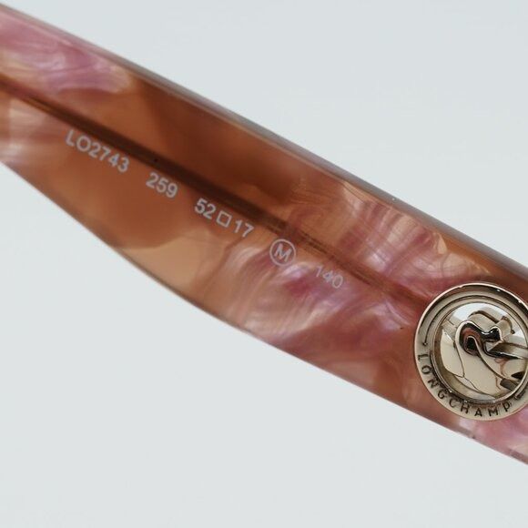 Longchamp Longchamp LO2743 259 Eyeglasses Marble Rose 52mm Cat Eye Size ONE SIZE - 8 Thumbnail