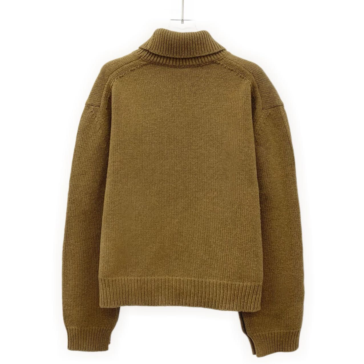 Celine Celine Dark Brown Turtleneck Long Sleeve Knit Sweater K26WX Size XS / US 0-2 / IT 36-38 - 2 Thumbnail