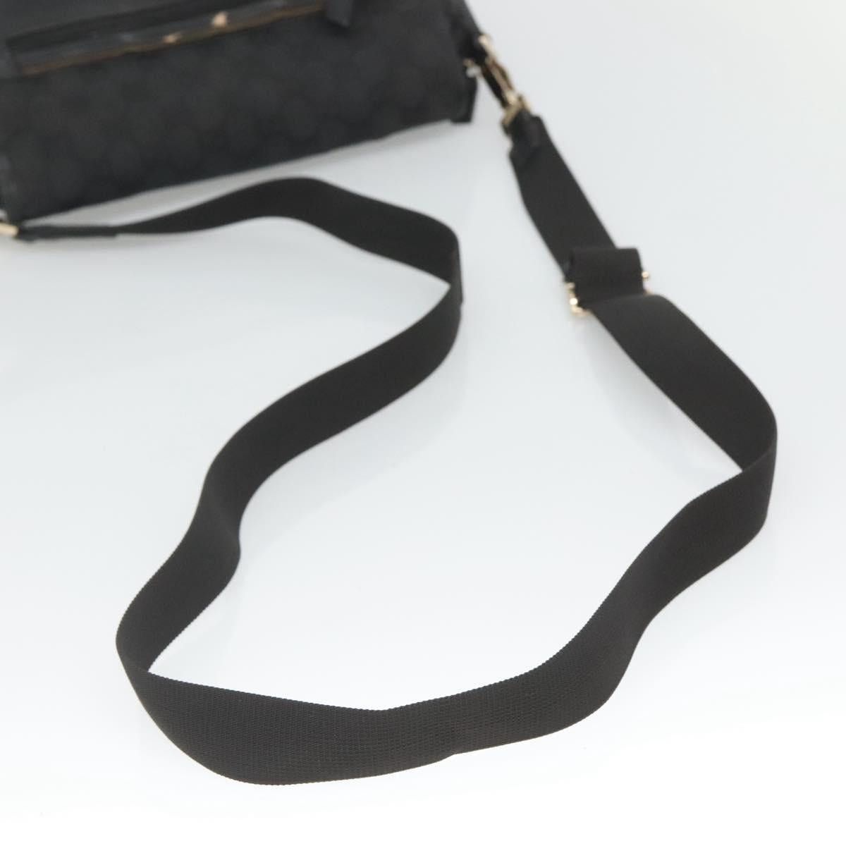 Gucci GUCCI GG Canvas Shoulder Bag Black Gold 019 019 Size ONE SIZE - 7 Thumbnail