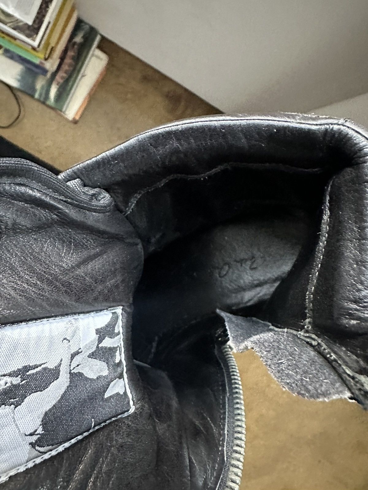 Rick Owens Rick Owens Dunks Black 44 (11) Size US 11 / EU 44 - 13 Thumbnail