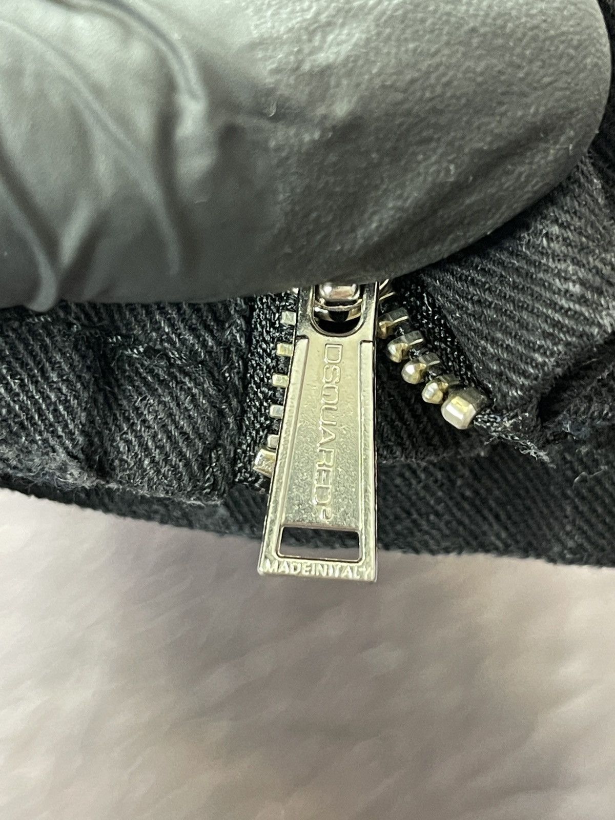 Dsquared2 Dsquared d2 black basic denim jeans pants leg zippers Size 28" / US 6 / IT 42 - 4 Thumbnail