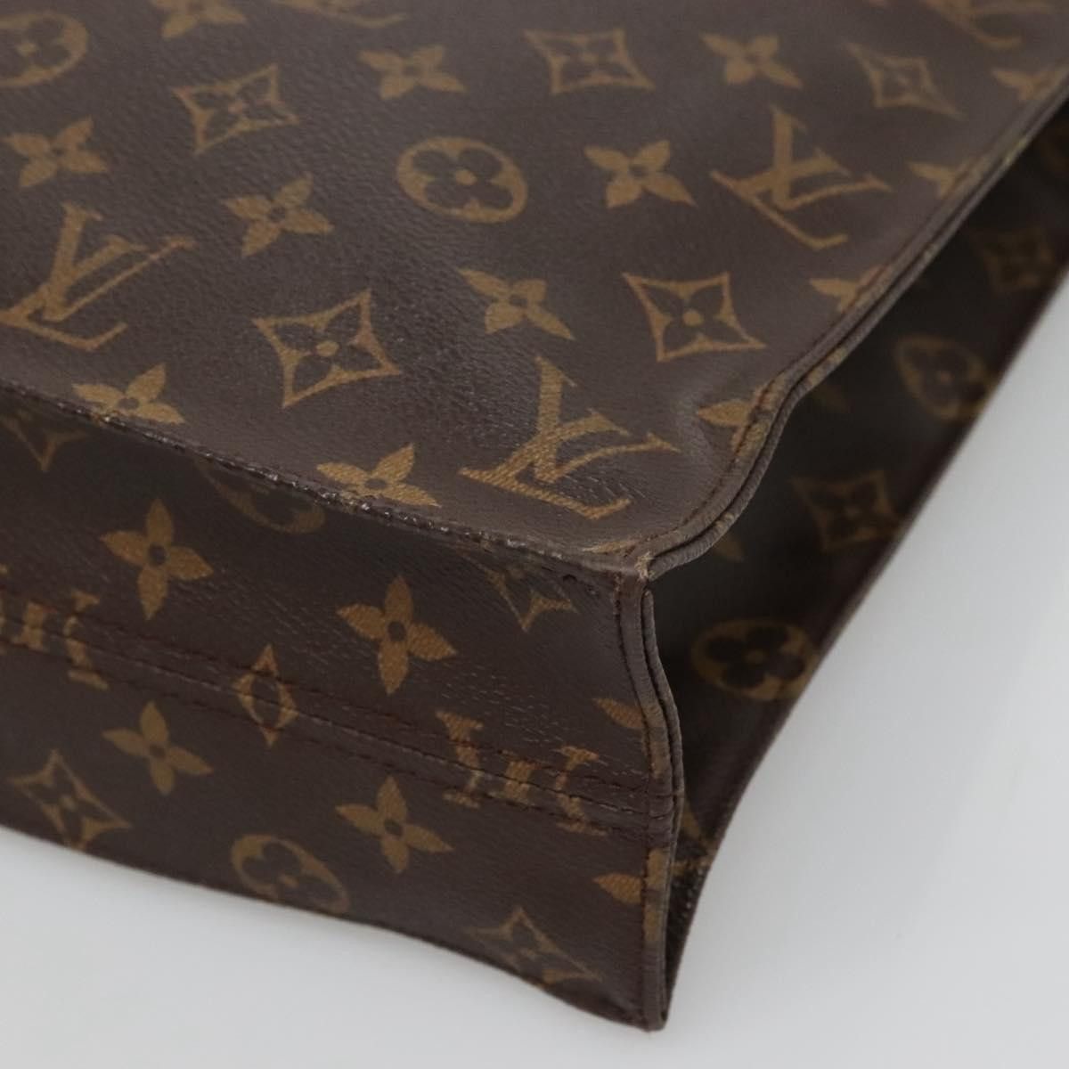Louis Vuitton LOUIS VUITTON Monogram Sac Plat Hand Bag M51140 Size ONE SIZE - 10 Thumbnail