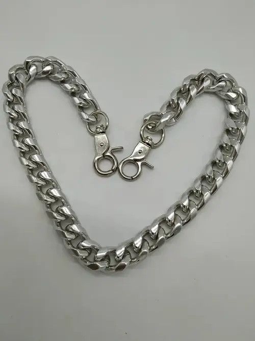 Jewelry Gothic Chunky chain Choker Necklace Size ONE SIZE - 2 Thumbnail