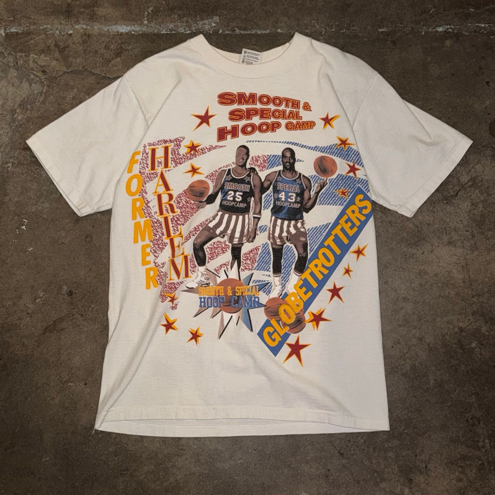 Anvil 1990s Harlem Globetrotters Hoop Camp Tee Size US S / EU 44-46 / 1 - 1 Thumbnail