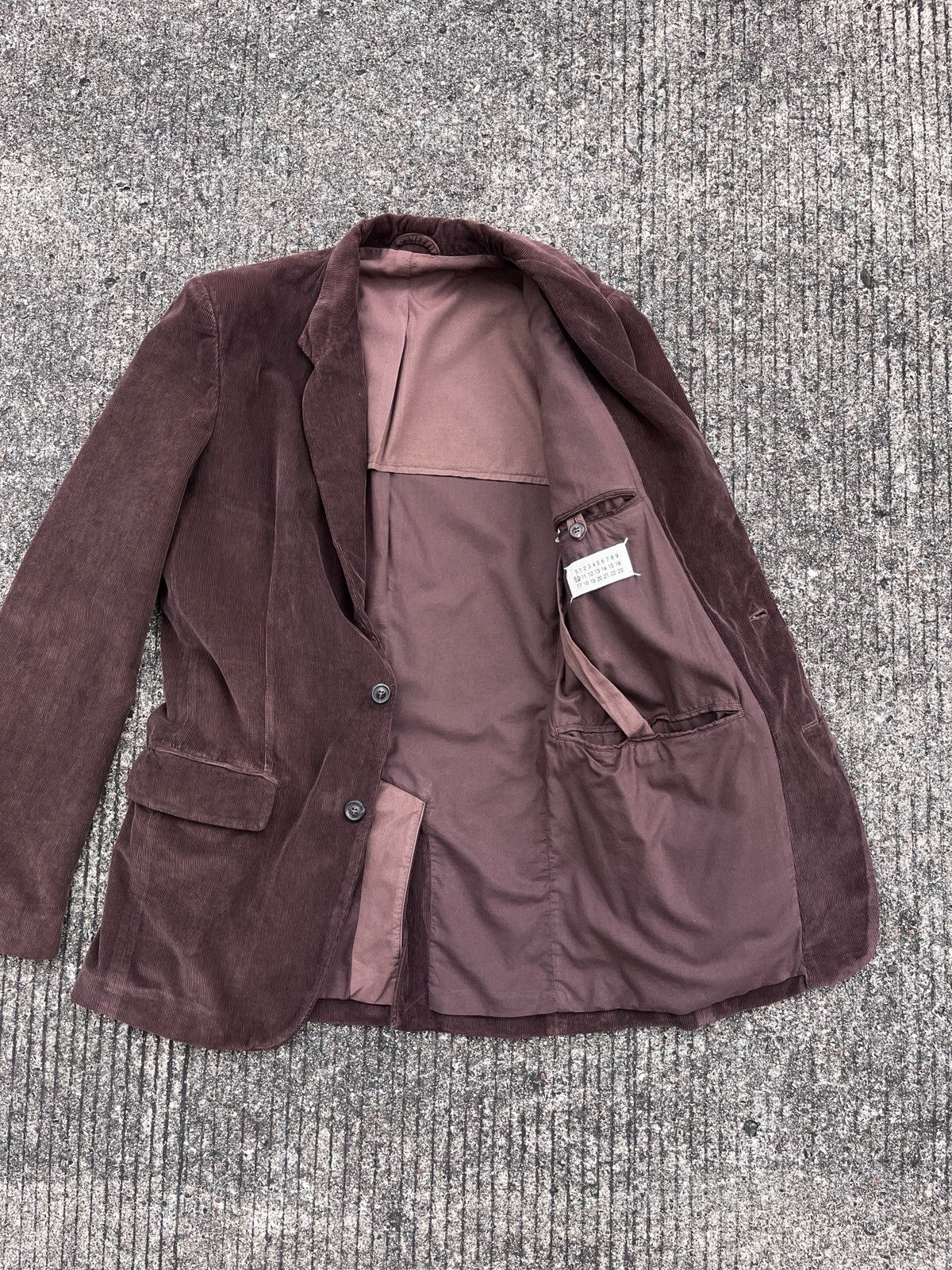 Maison Margiela Maison Margiela AW05 Corduroy Blazer Jacket Size US S / EU 44-46 / 1 - 2 Thumbnail