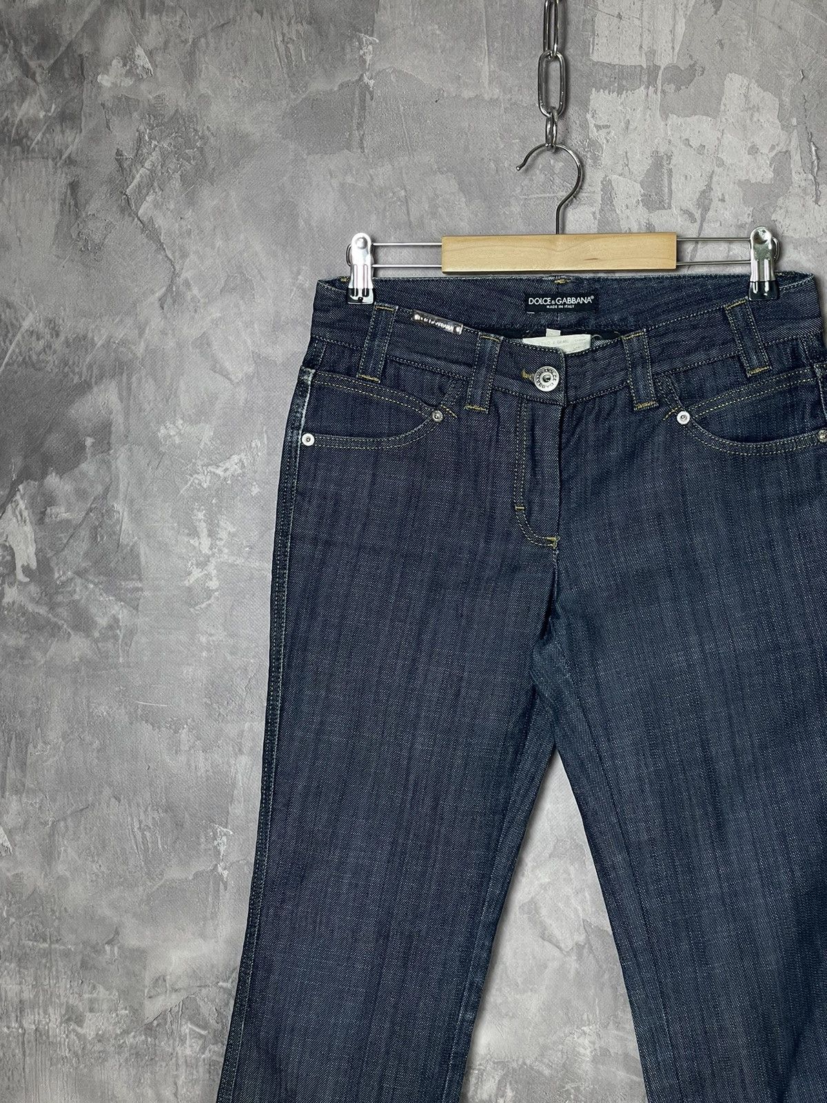Dolce & Gabbana × Vintage Vintage Dolce&Gabbana Y2K Rare Denim Jeans Size 27" / US 4 / IT 40 - 3 Thumbnail
