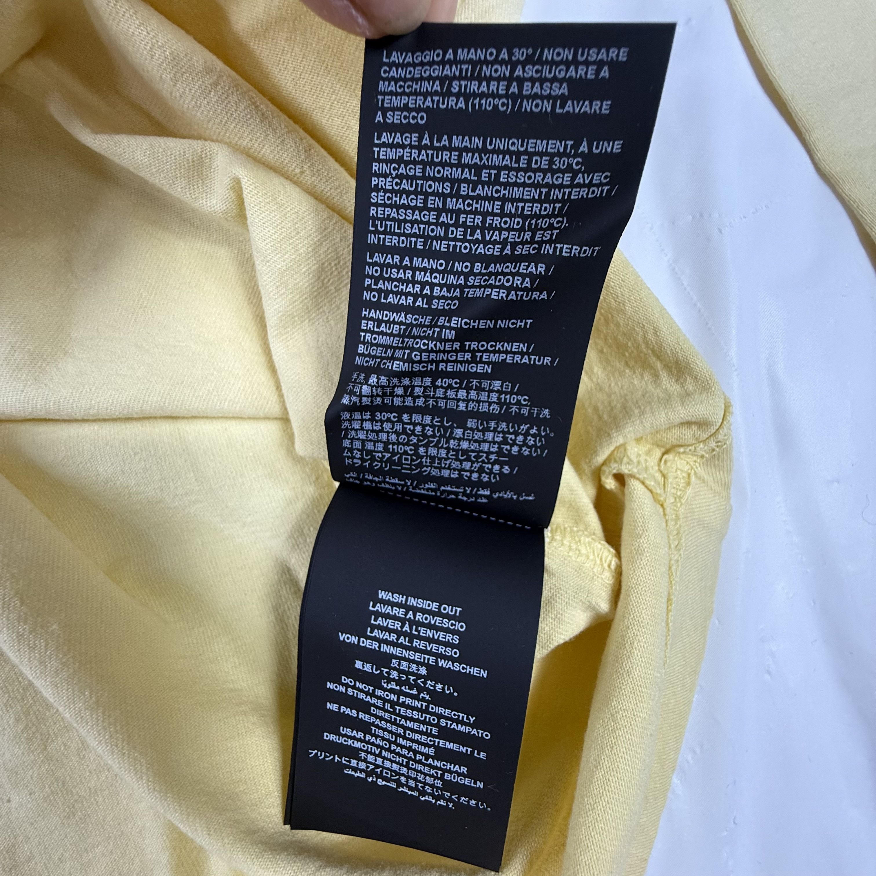 Palm Angels Palm Angels Ombre Gradient Logo Long Sleeve T-Shirt Mens M Size US M / EU 48-50 / 2 - 9 Thumbnail
