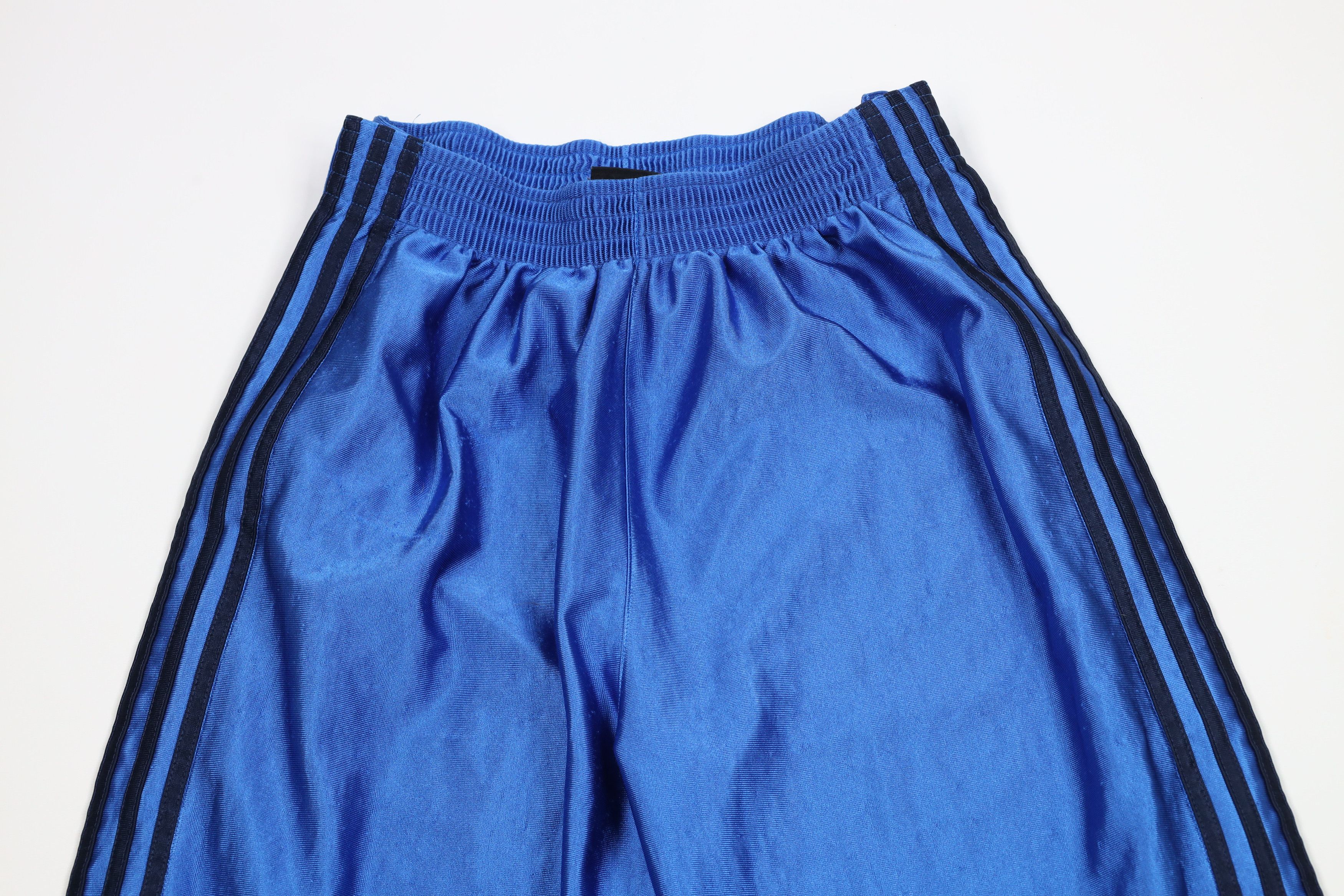 Adidas × Vintage Vintage Y2K 2005 Adidas Striped Wide Leg Tearaway Pants Size US 34 / EU 50 - 2 Thumbnail