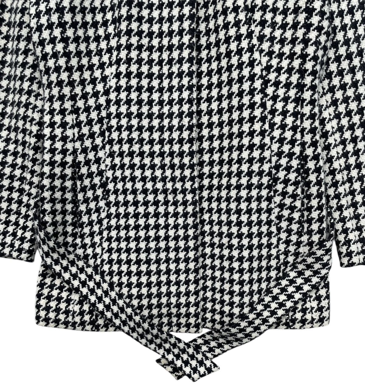 Yohji Yamamoto RARE🔥 INED by Yohji Yamamoto Houndstooth Wool Coat Jacket Size M / US 6-8 / IT 42-44 - 6 Thumbnail