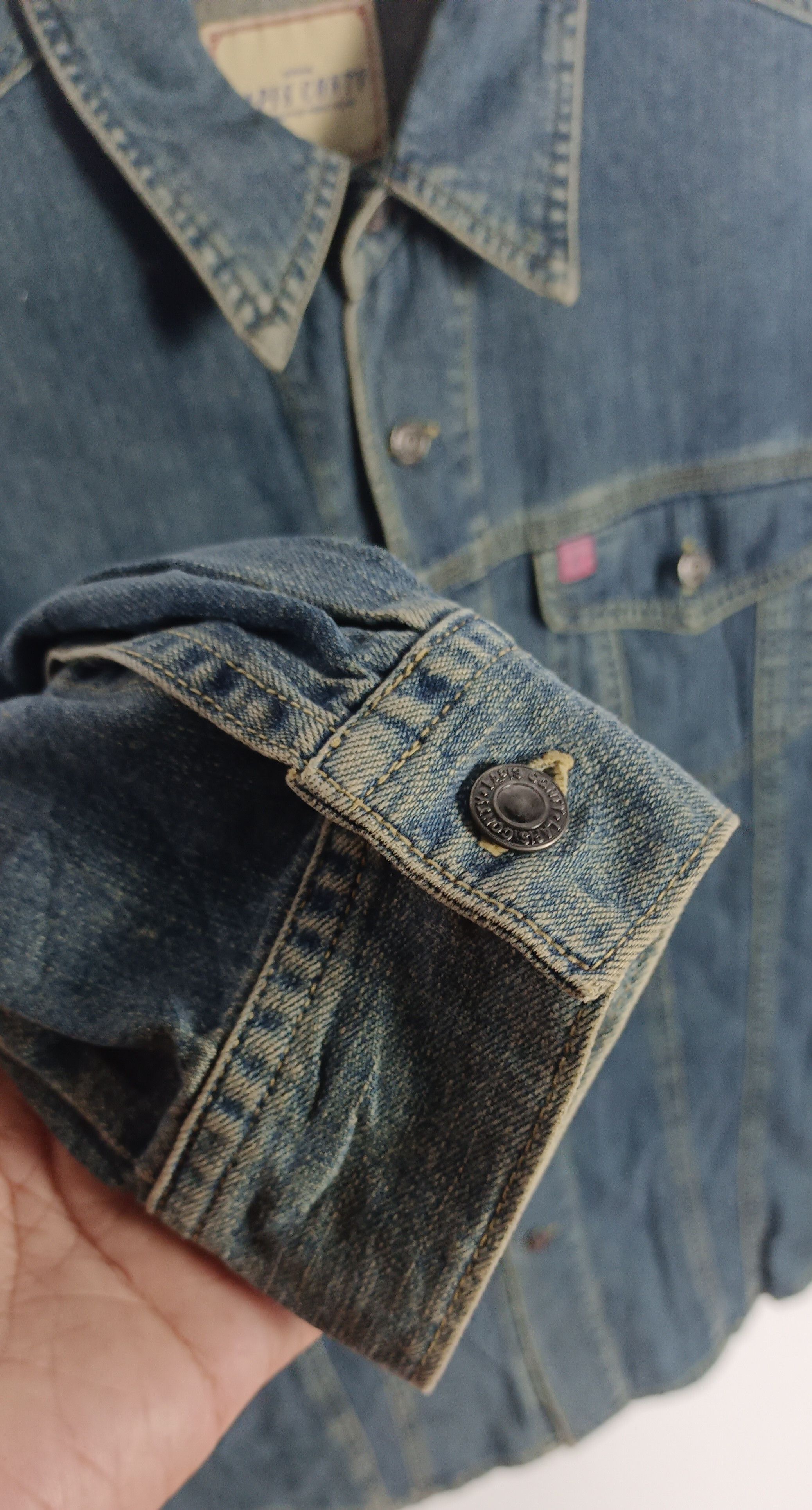 Japanese Brand Lapis Conty Denim Jacket Size US M / EU 48-50 / 2 - 6 Thumbnail
