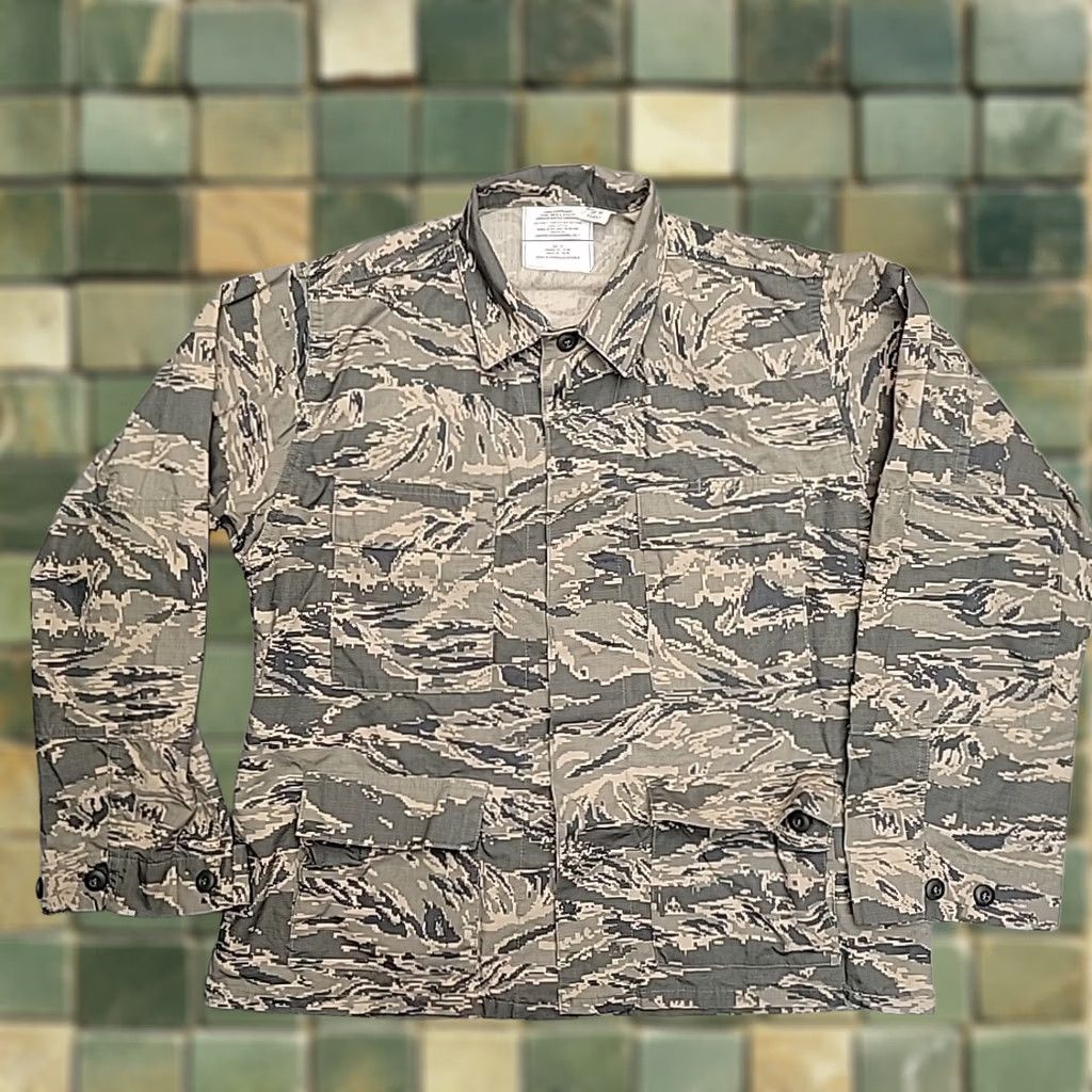 Propper US Air Force ABU Camo Jacket Mens 42R Tiger Stripe Digital Military Coat BDU Size US XS / EU 42 / 0 - 1 Thumbnail