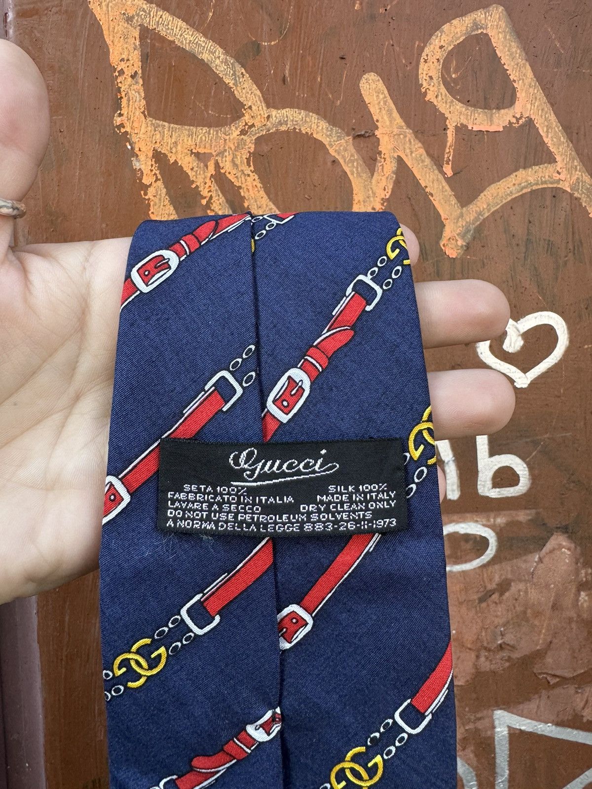 Gucci Gucci vintage tie Size ONE SIZE - 2 Thumbnail